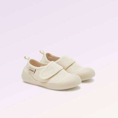 Chaussons motricité 3 '1ers pas' - Kitchoun BEIGE