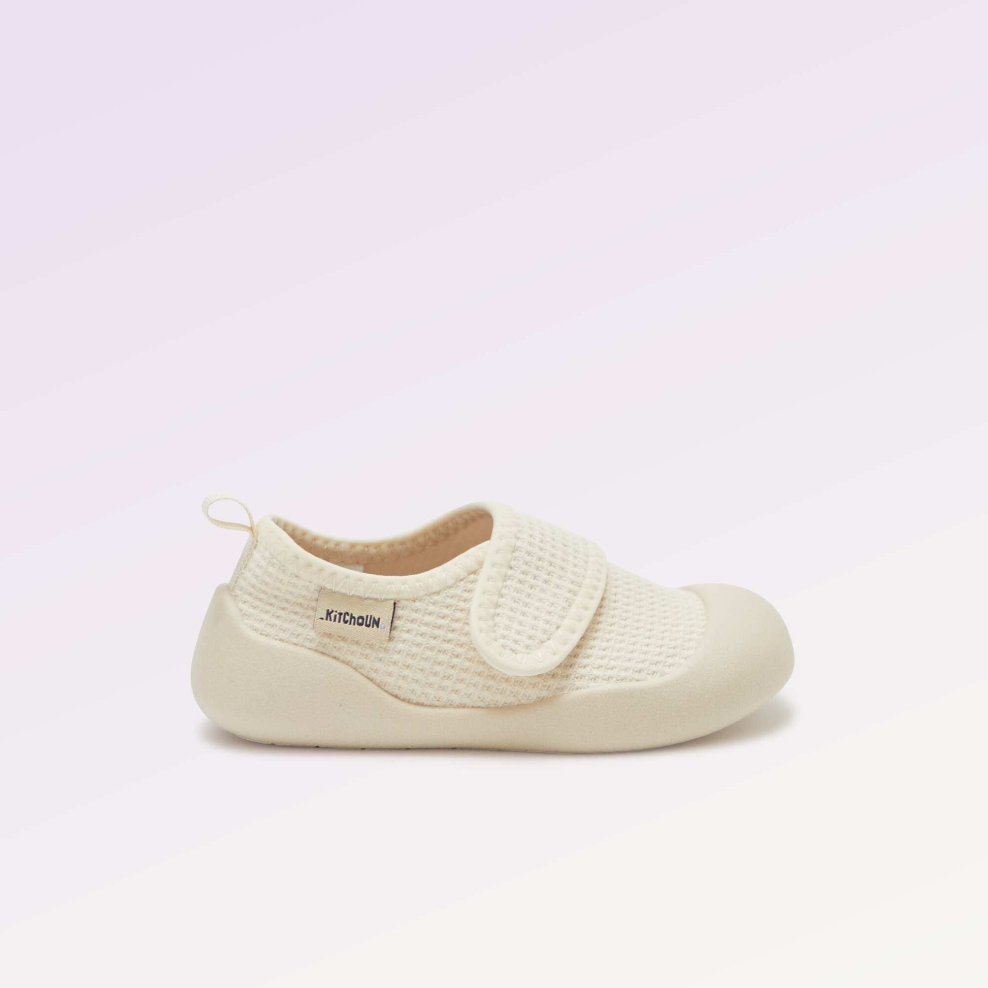 Chaussons motricité 3 '1ers pas' - Kitchoun BEIGE