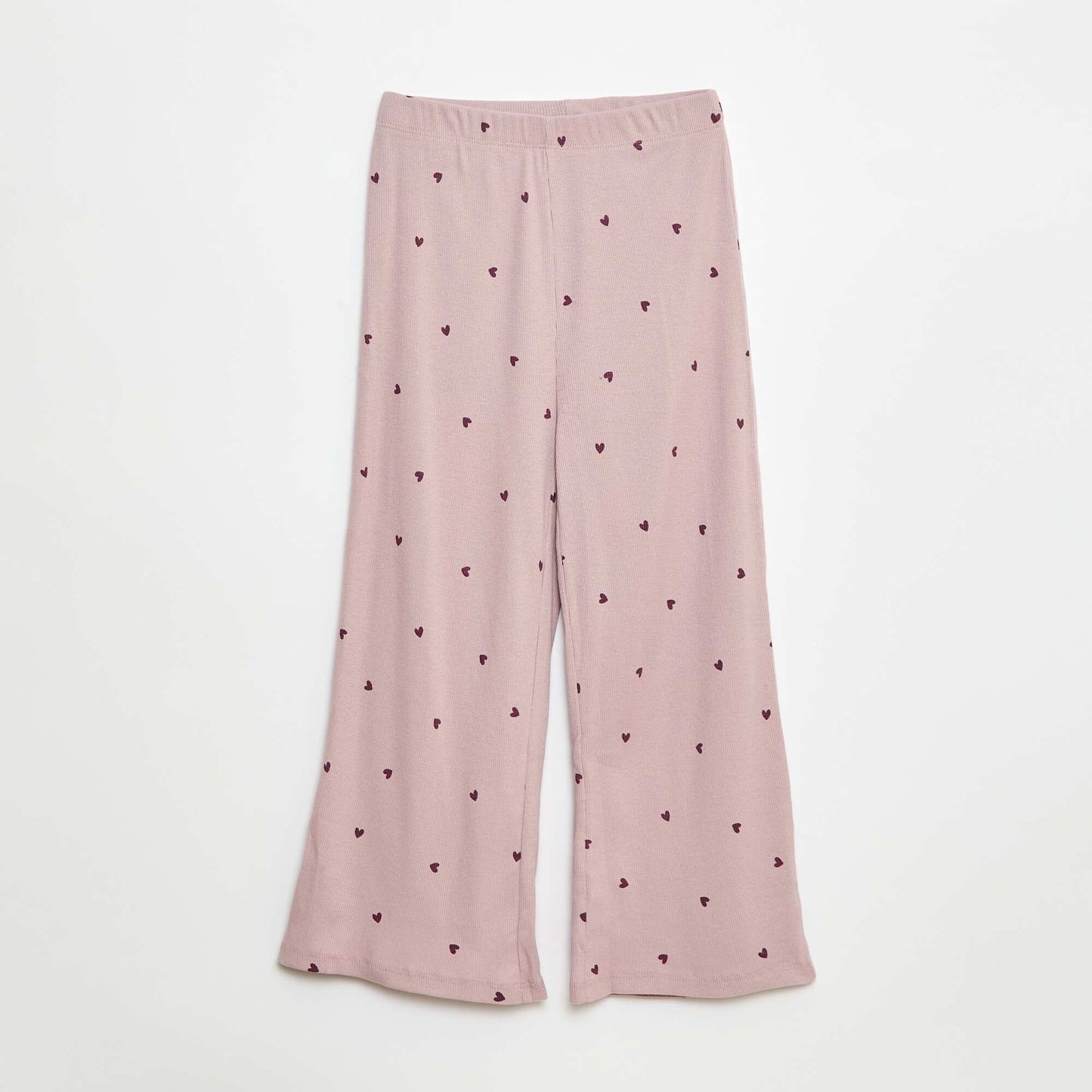Pyjama long imprimé rayé - 2 pièces VIOLET