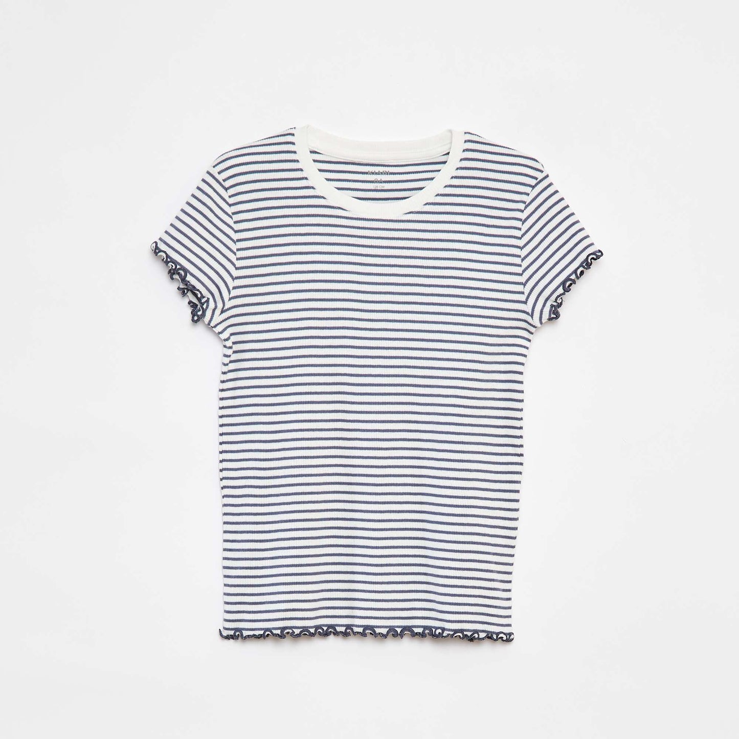 Pyjama court t-shirt + short côtelés - 2 pièces GRIS
