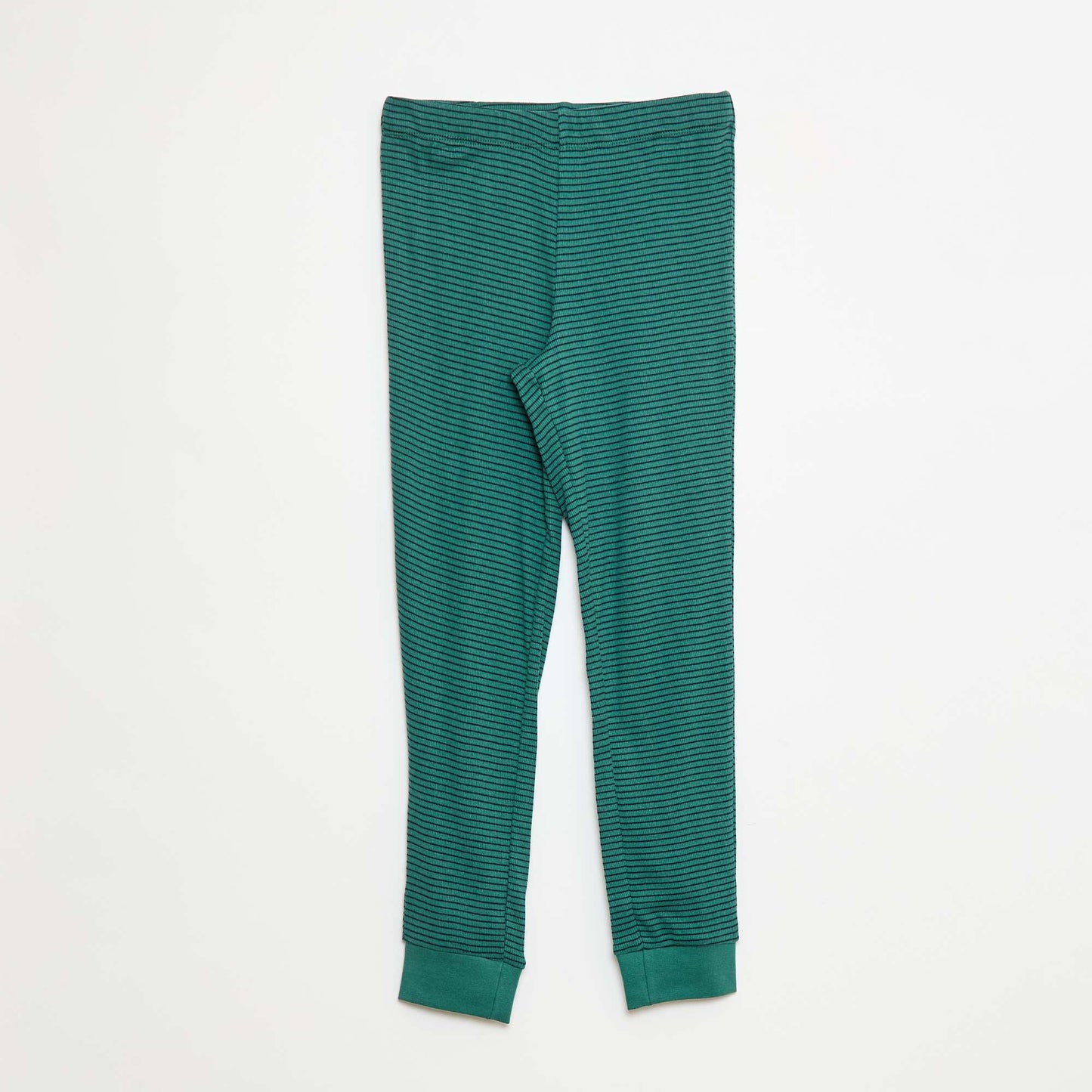 Ensemble de pyjama t-shirt + pantalon côtelés - 2 pièces VERT