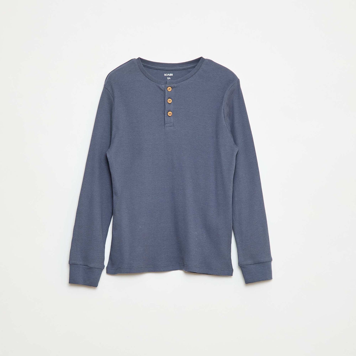 Ensemble de pyjama t-shirt + pantalon côtelés - 2 pièces GRIS