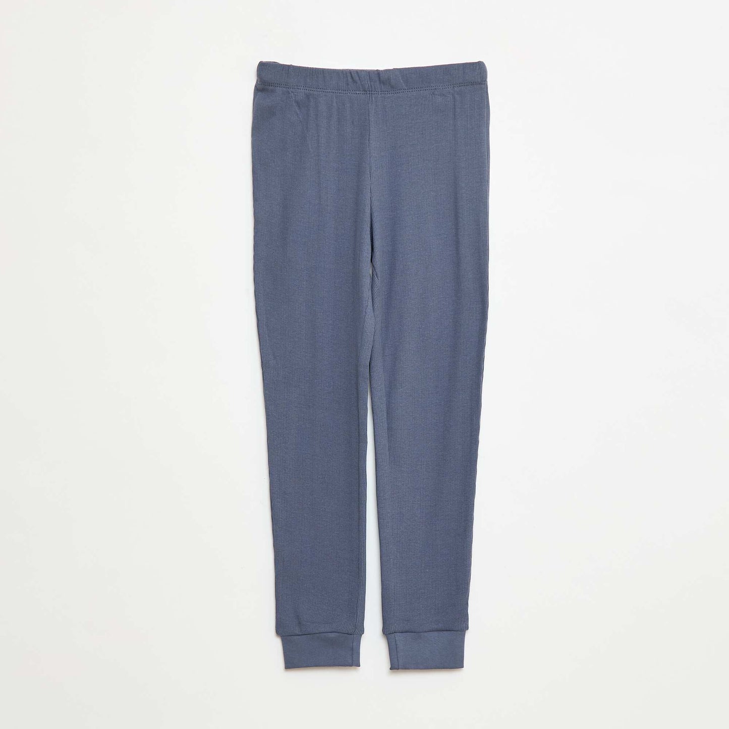 Ensemble de pyjama t-shirt + pantalon côtelés - 2 pièces GRIS