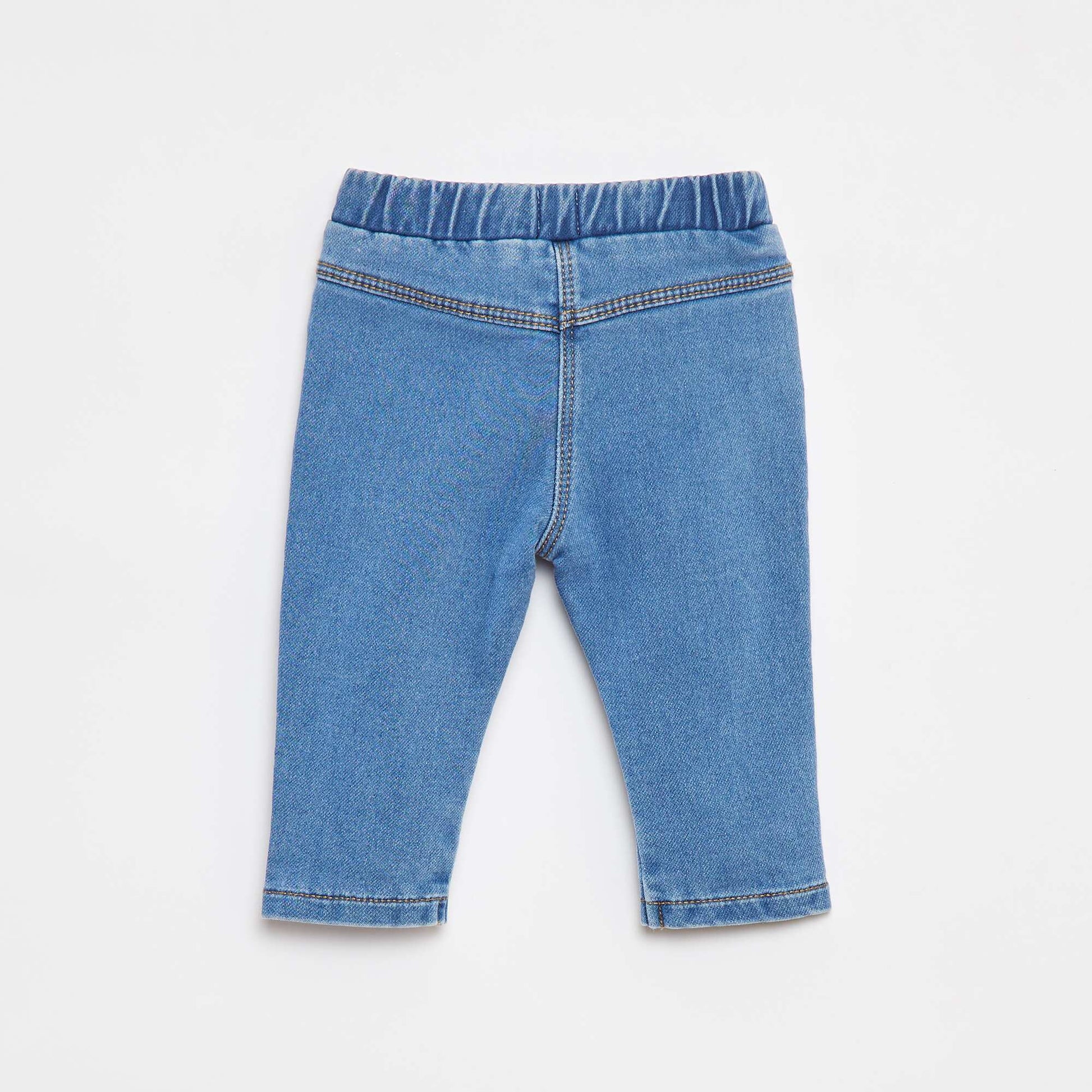 Jegging stretch façon denim BLEU