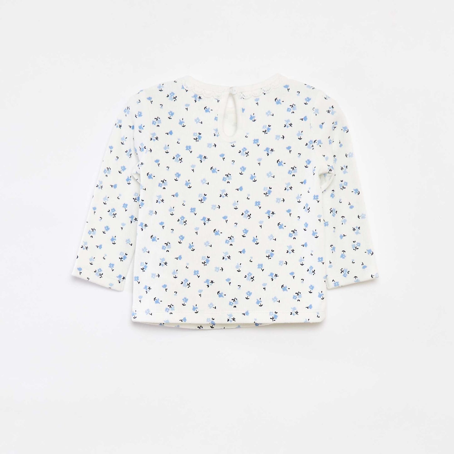 Ensemble t-shirt à manches longues + legging - 2 pièces BLANC