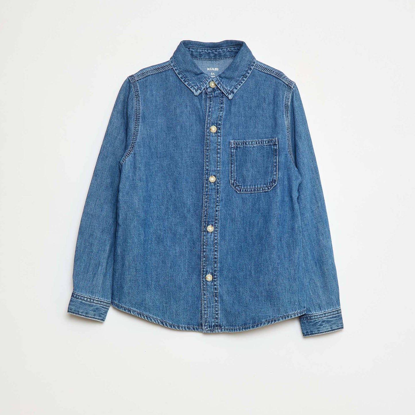 Chemise denim en jean BLEU