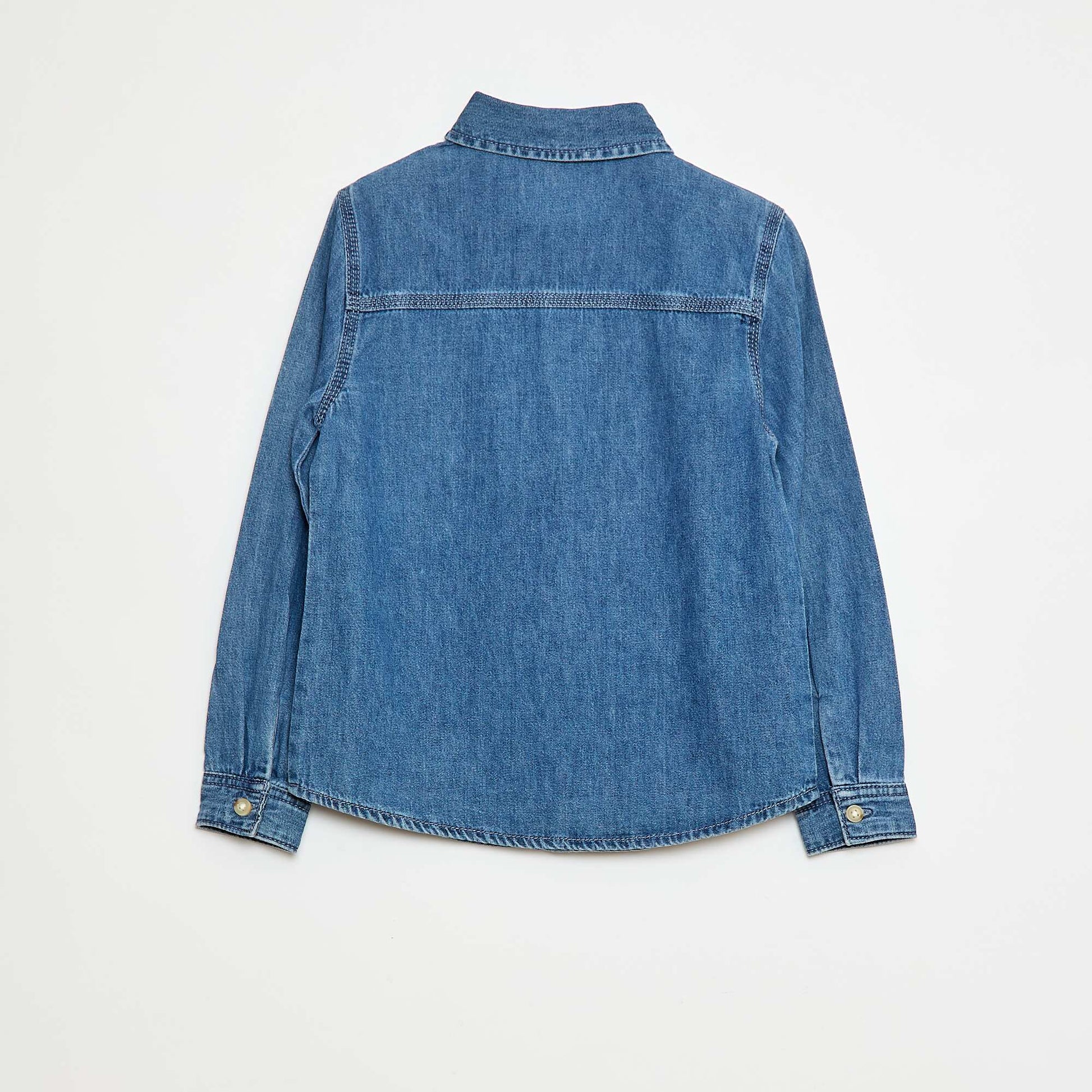 Chemise denim en jean BLEU
