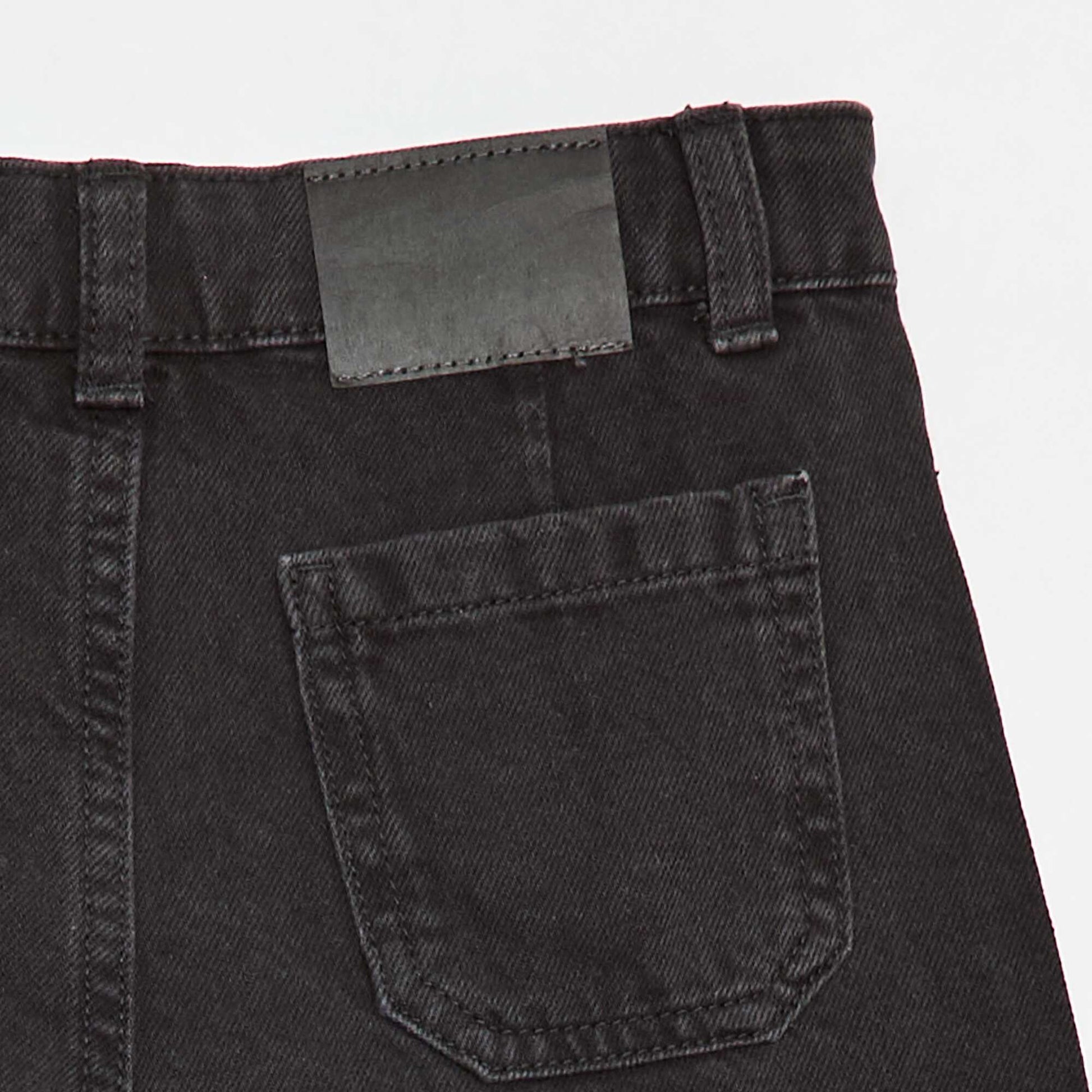 Jupe short en denim plissé GRIS