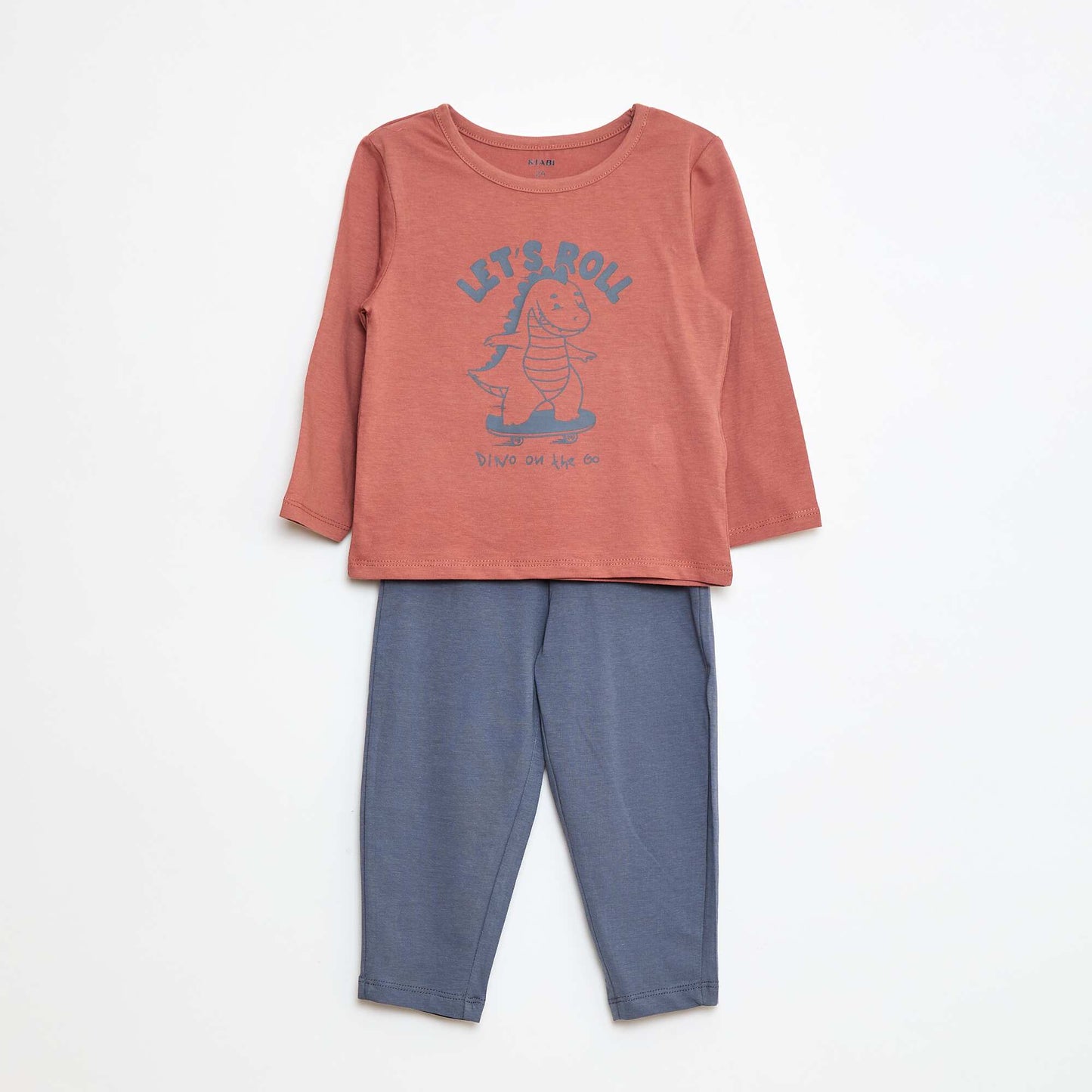 Ensemble pyjama t-shirt + legging imprimé - 2 pièces ROUGE