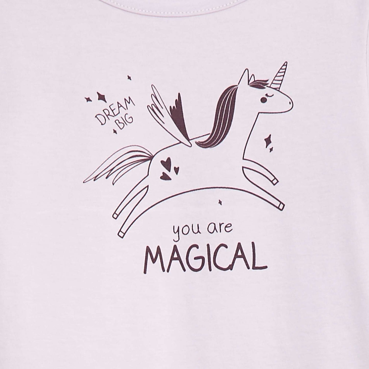 Ensemble pyjama t-shirt + legging imprimé - 2 pièces VIOLET