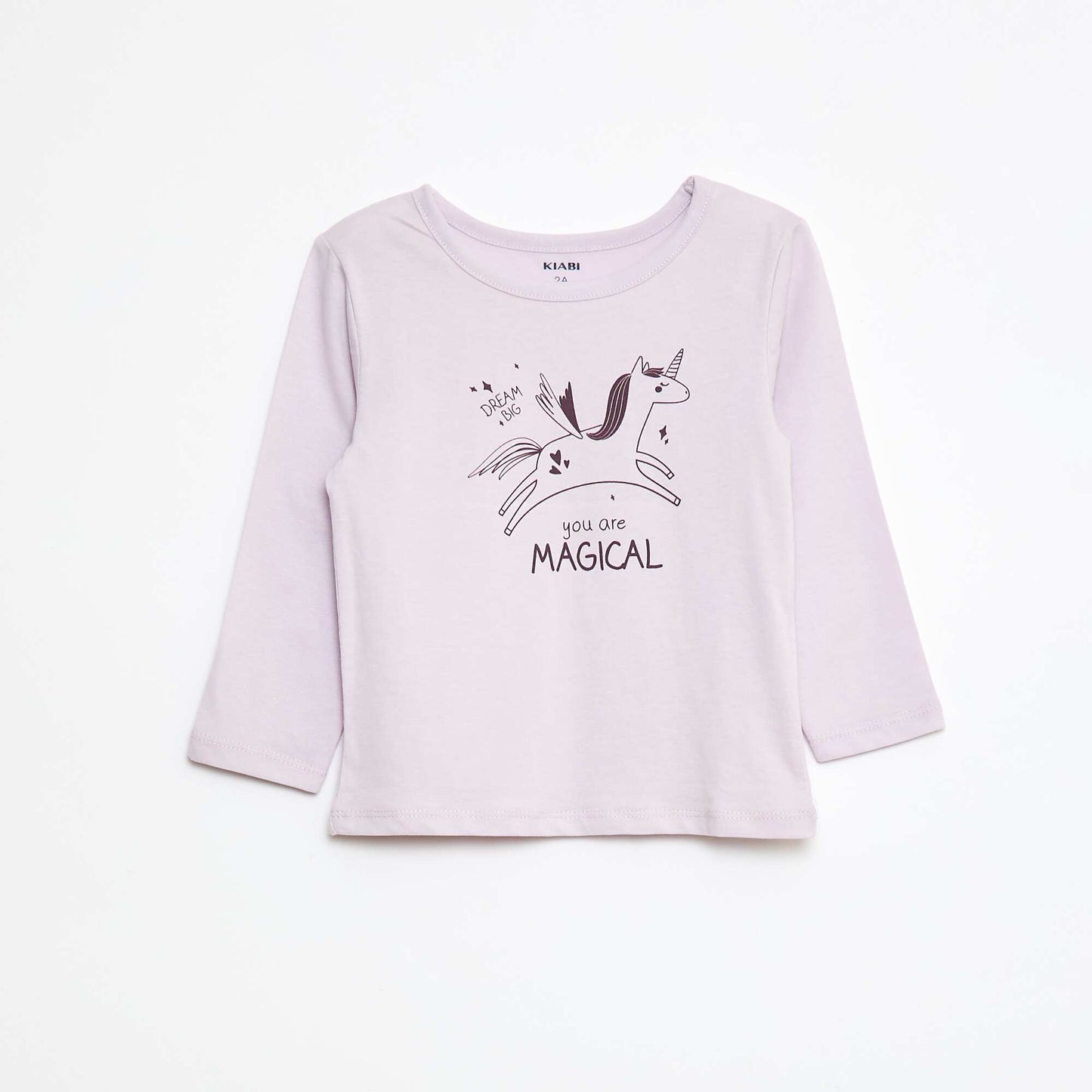 Ensemble pyjama t-shirt + legging imprimé - 2 pièces VIOLET