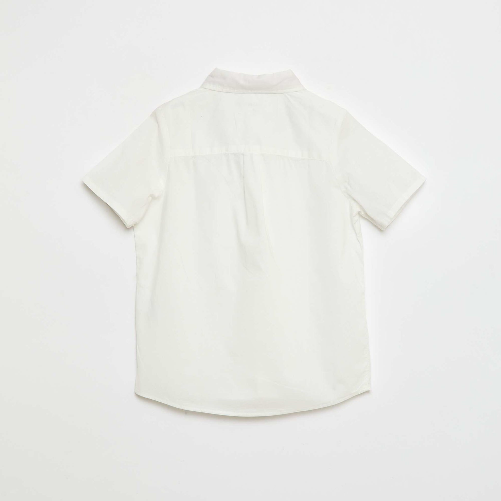 Chemise de cérémonie avec nœud papillon en coton BLANC