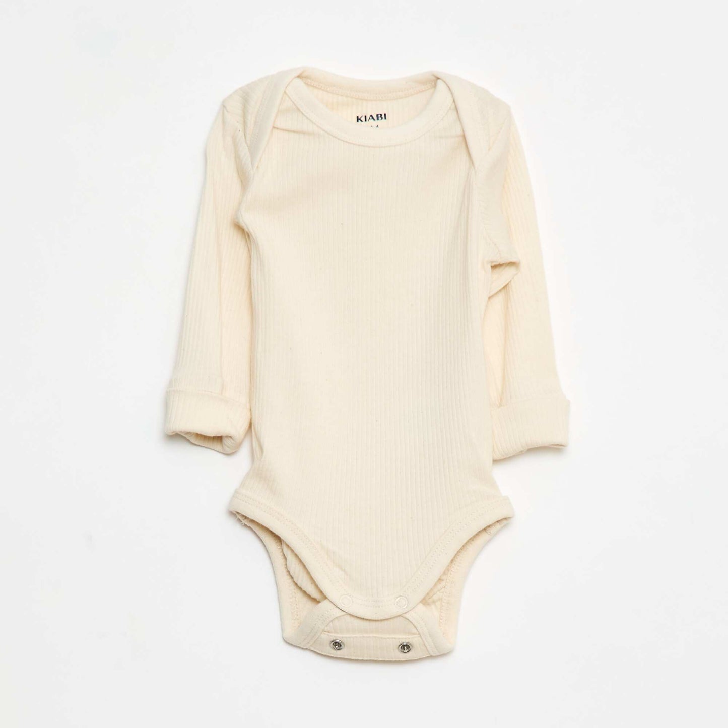 Lot de 3 bodies évolutifs col US et manches longues BEIGE