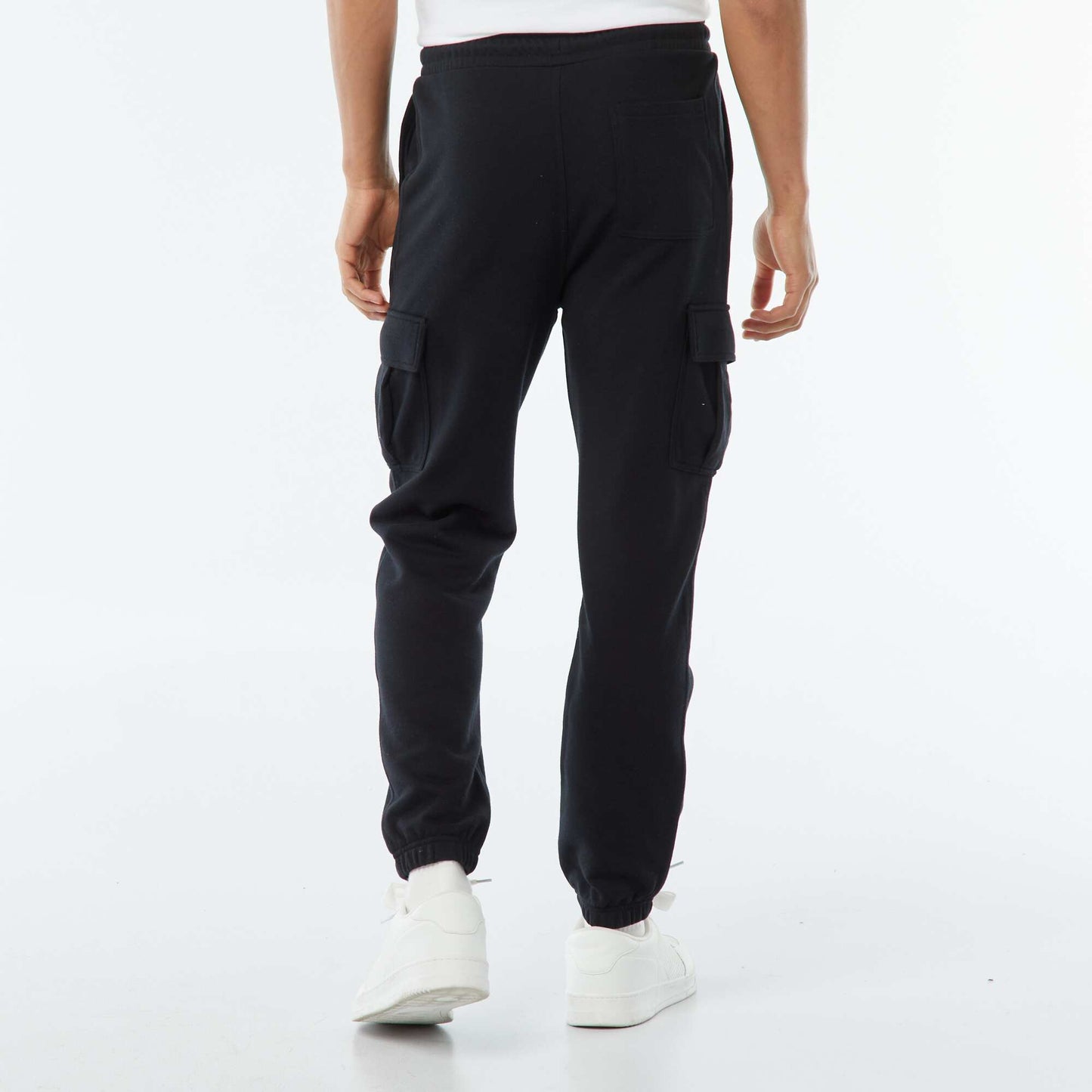 Jogging multi-poches en molleton léger NOIR