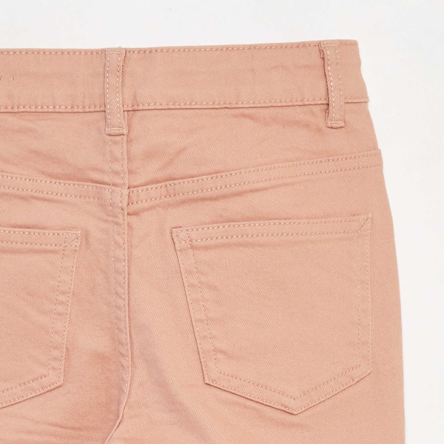 Pantalon flare en twill avec taille ajustable ROSE