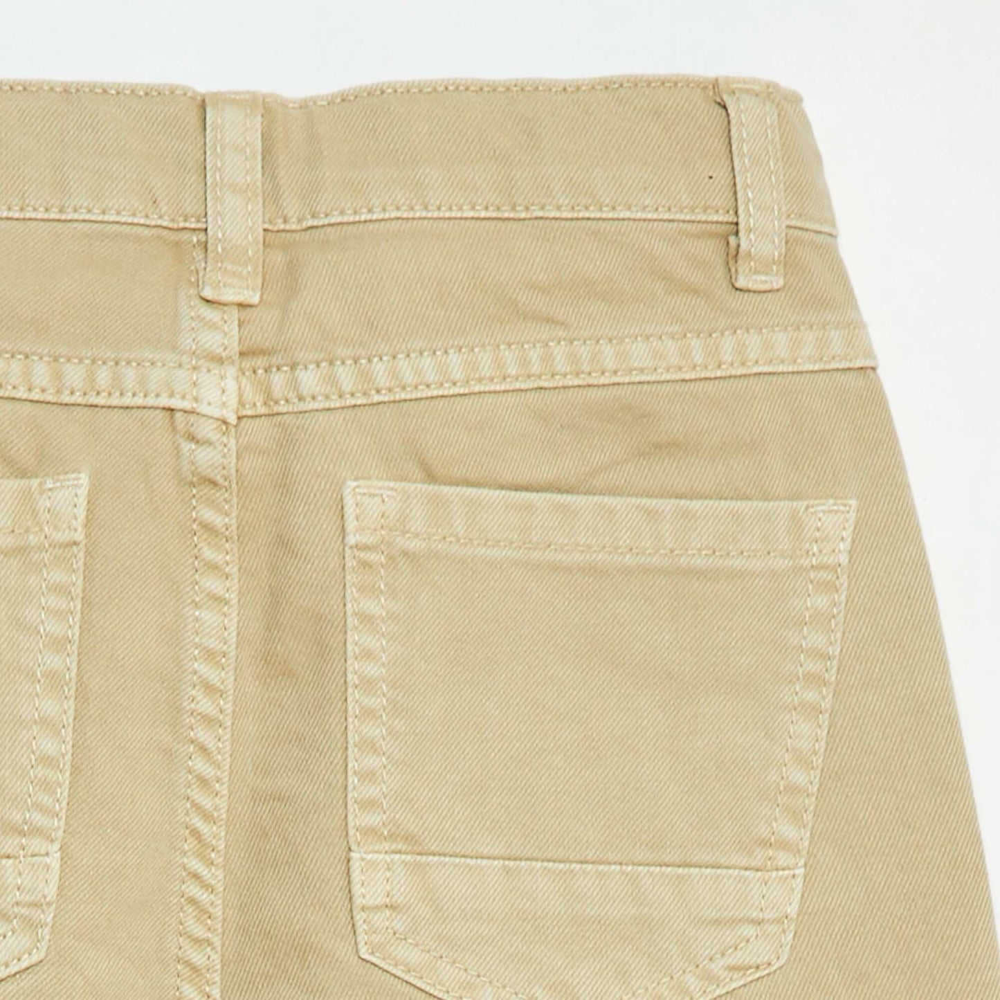 Pantalon droit - regular fit à 5 poches BLANC