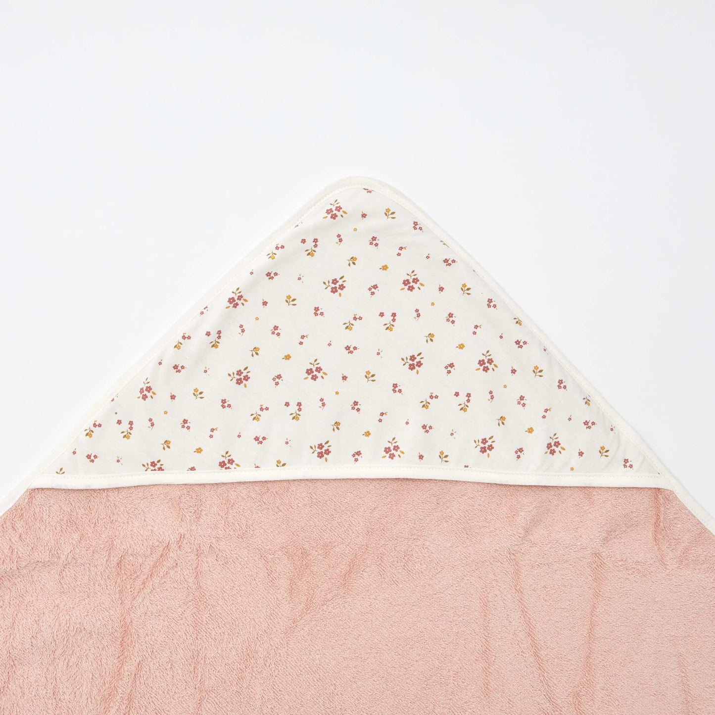 Cape de bain en éponge imprimée - 75 x 75 cm BLANC