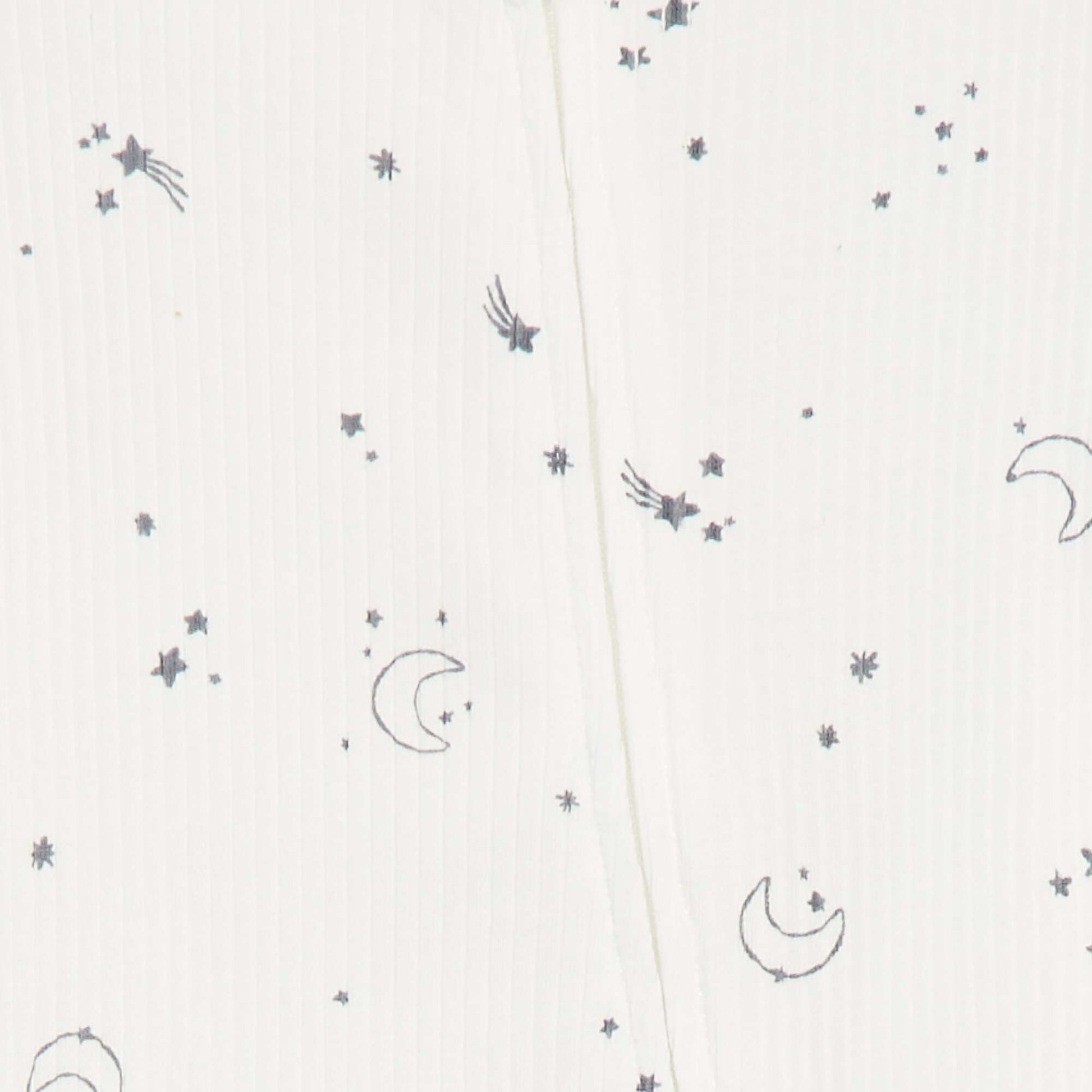 Pyjama dors-bien léger zippé à manches courtes GRIS