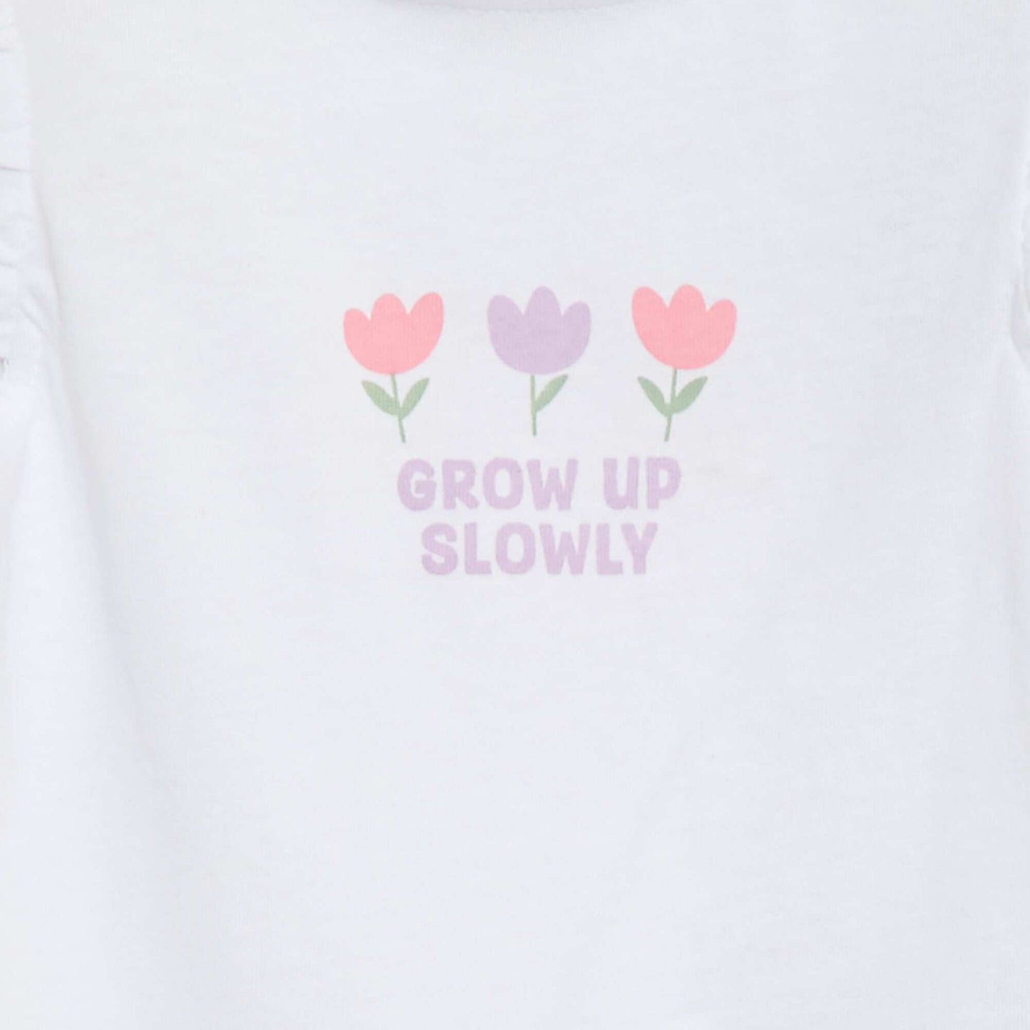 Ensemble short + t-shirt sans manches - 2 pièces BLANC/VIOLET