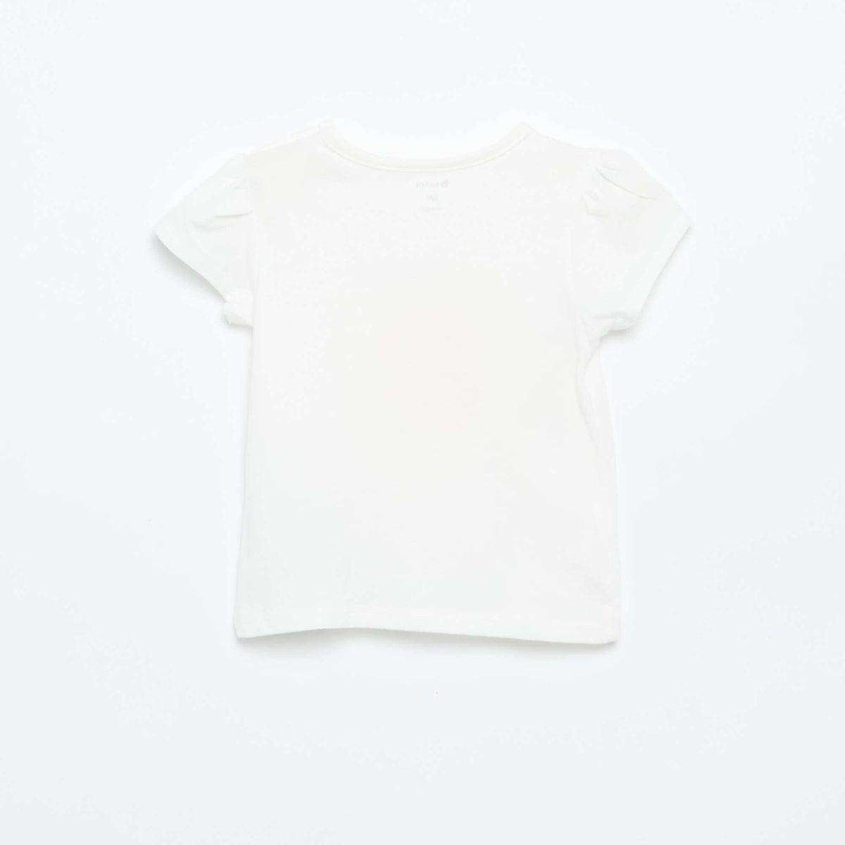 T-shirt imprimé manches courtes BLANC