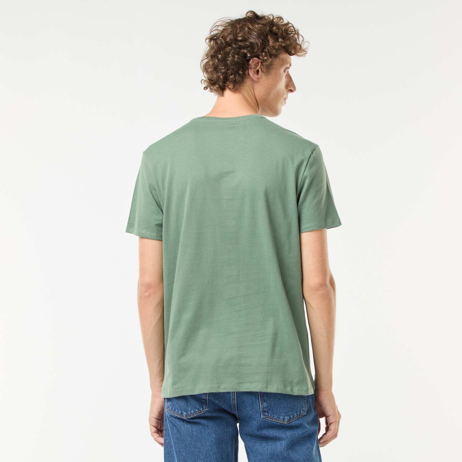 Tee-shirt manches courtes imprimé VERT