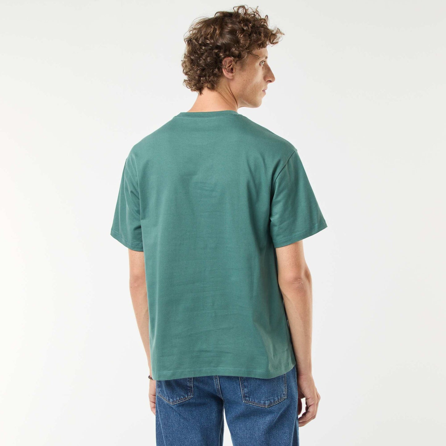 T-shirt en maille jersey manches courtes VERT