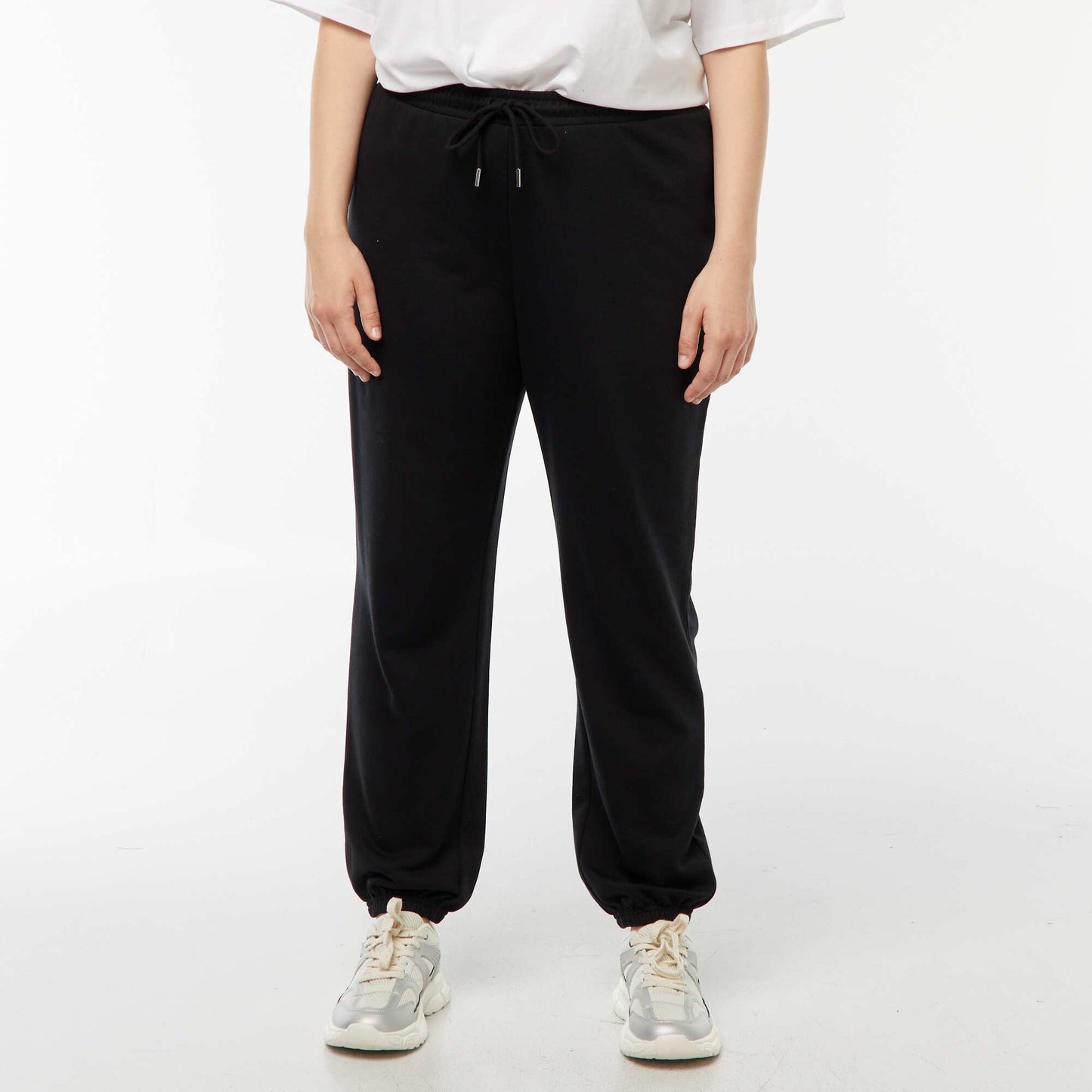 Jogging de sport en french terry NOIR