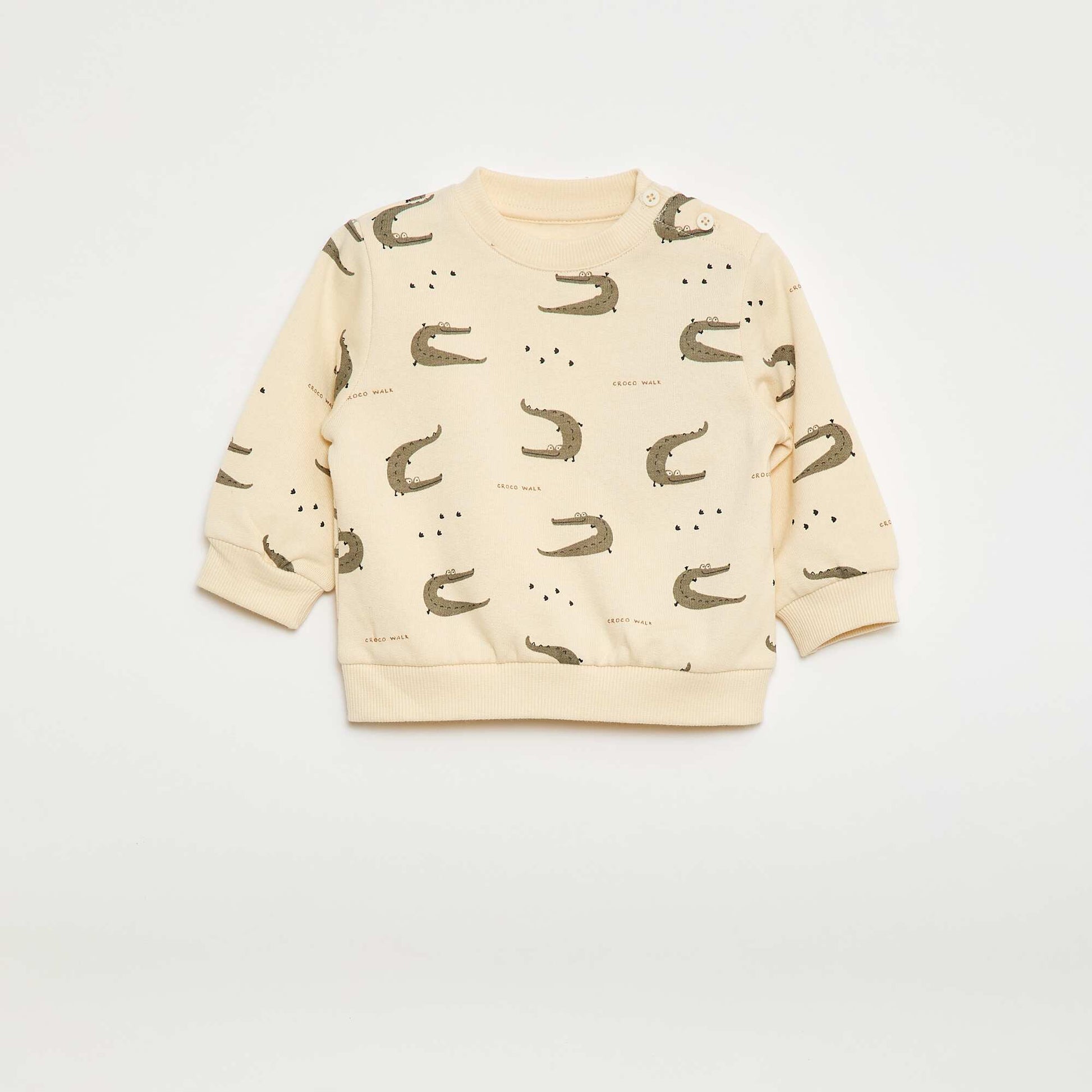 Ensemble 2 pièces sweat + pantalon BLANC