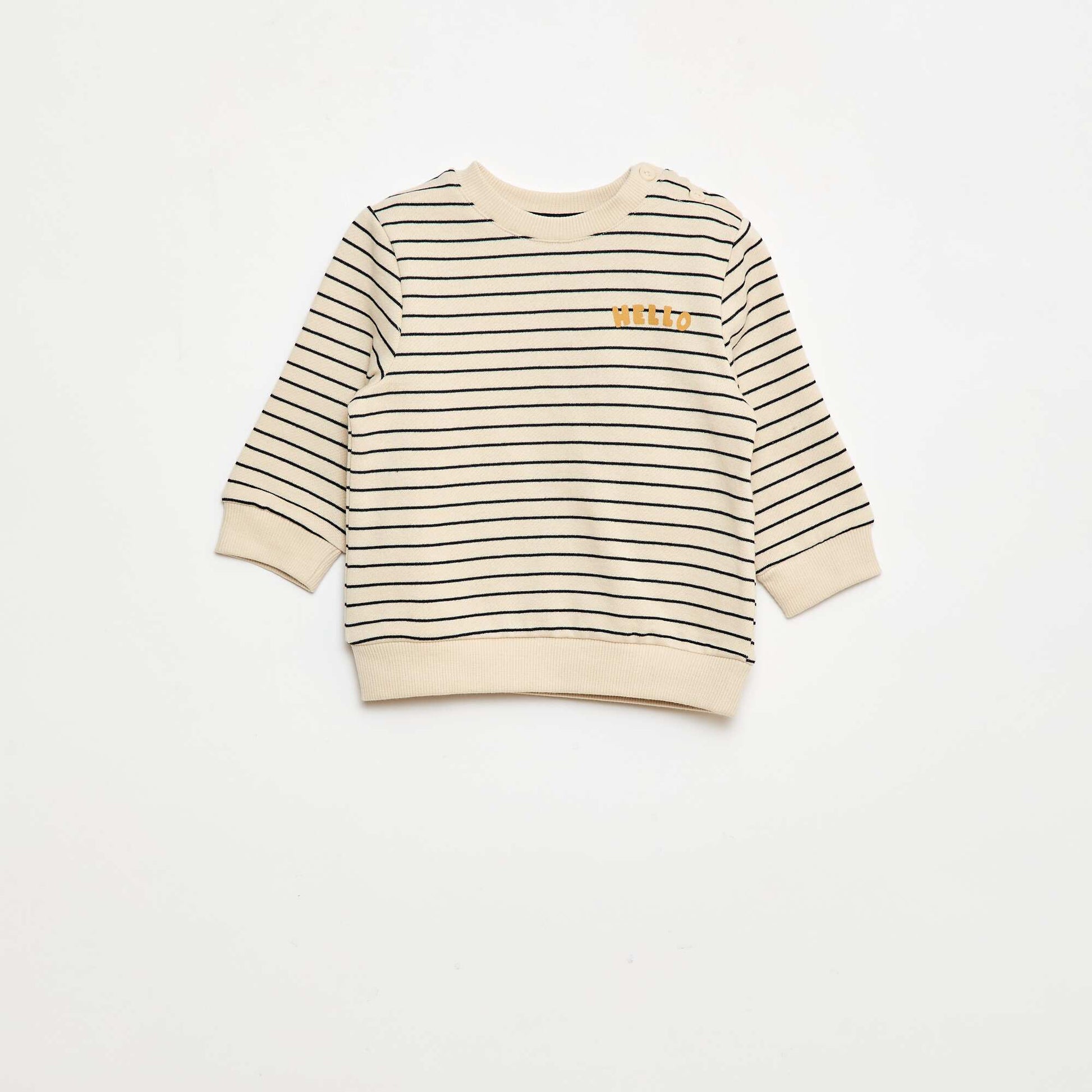 Ensemble 2 pièces sweat + pantalon BLANC