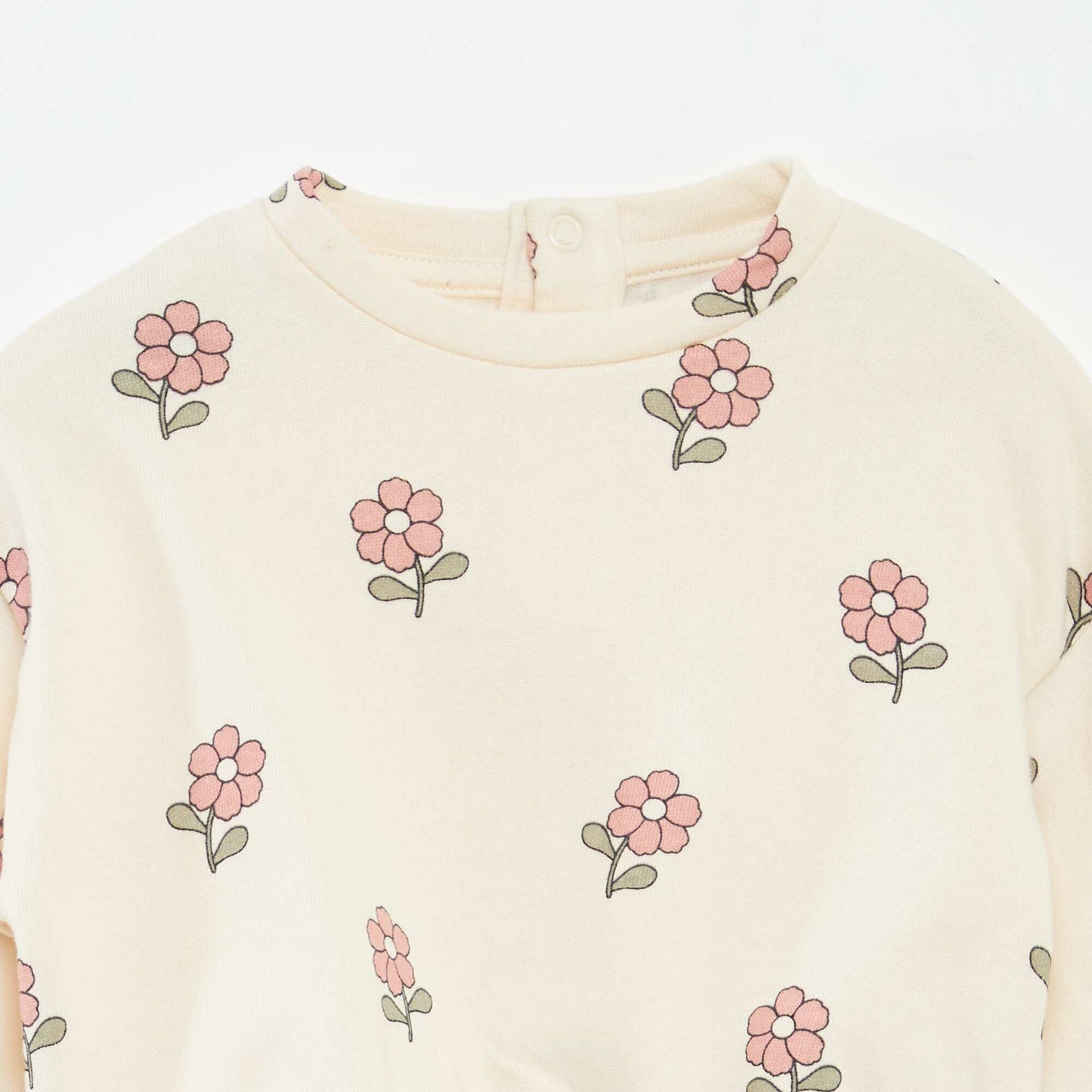 Ensemble jogging en molleton sweat + legging - 2 pièces ROSE