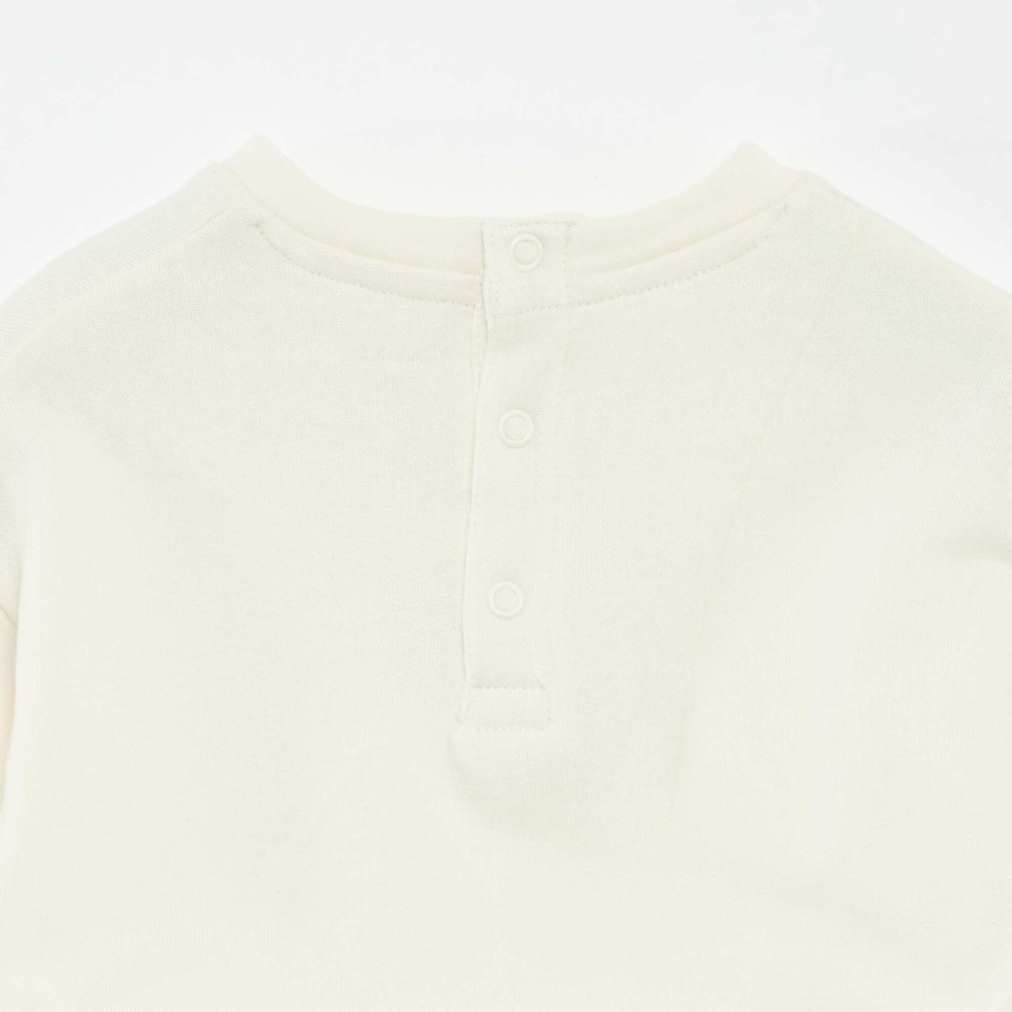 Ensemble jogging en molleton sweat + legging - 2 pièces BLANC