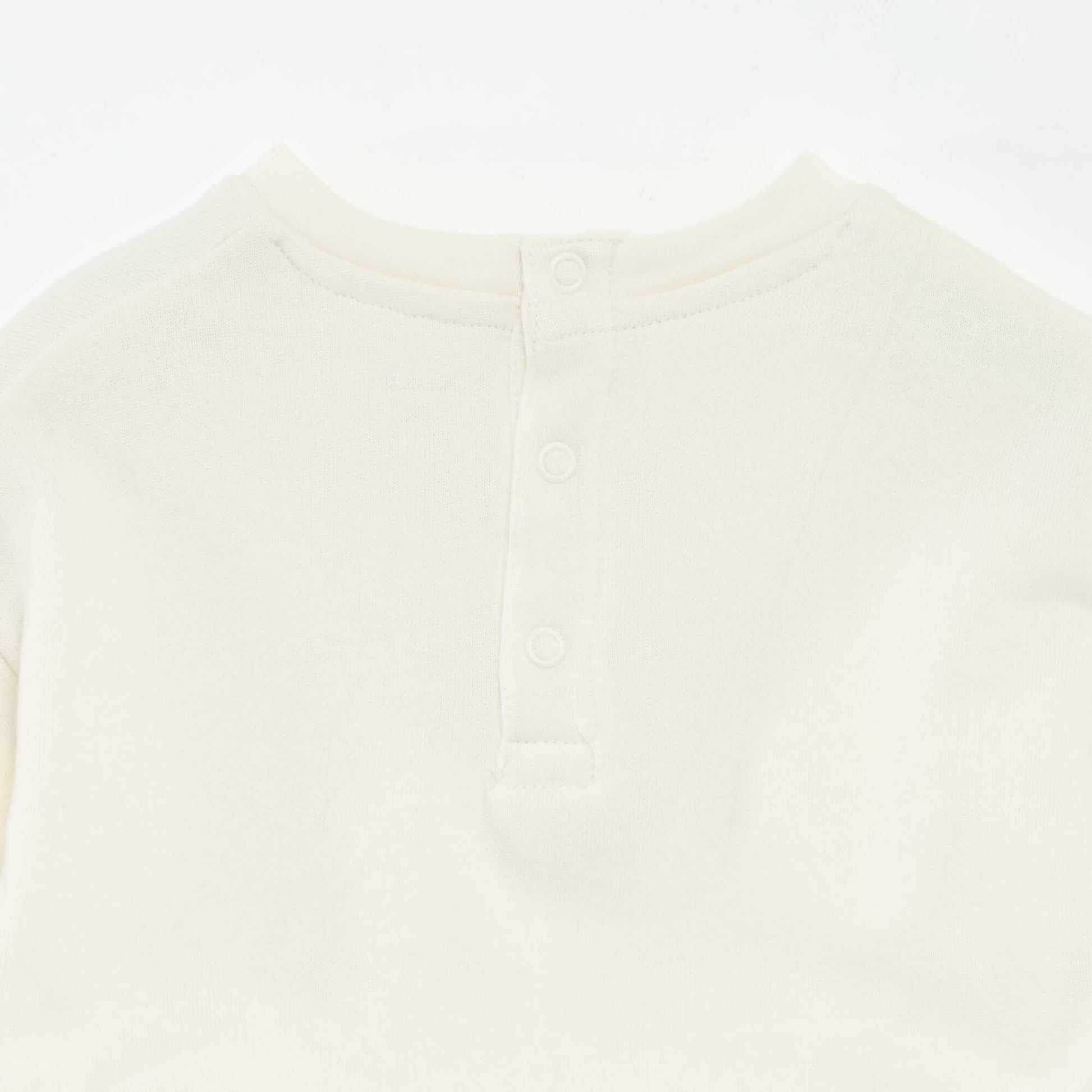 Ensemble jogging en molleton sweat + legging - 2 pièces BLANC