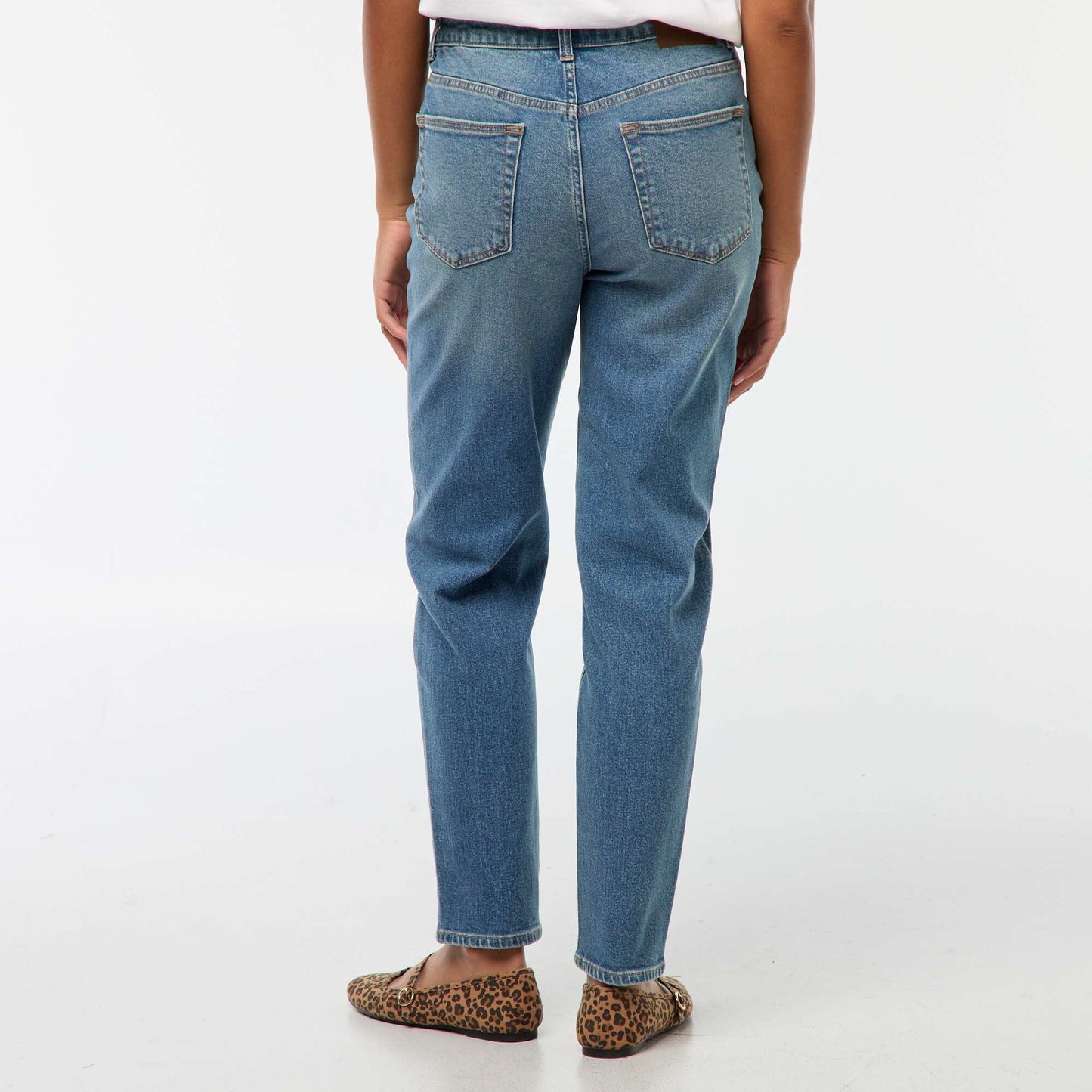 Jean coupe mom - L30 STONE