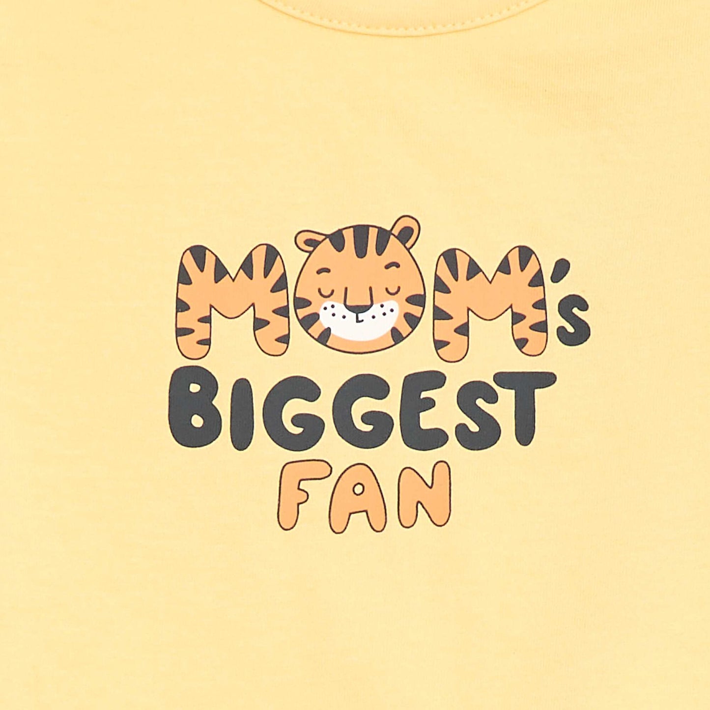 T-shirt à manches courtes avec animation JAUNE