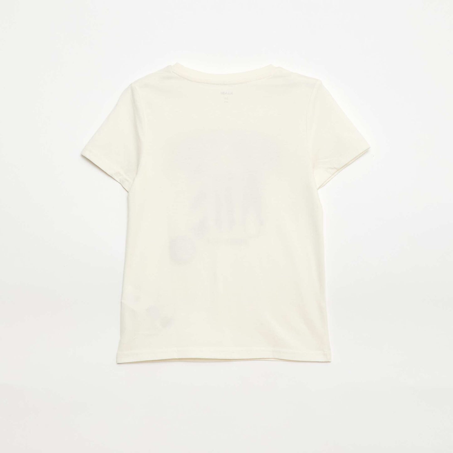 T-shirt imprimé manches courtes BLANC