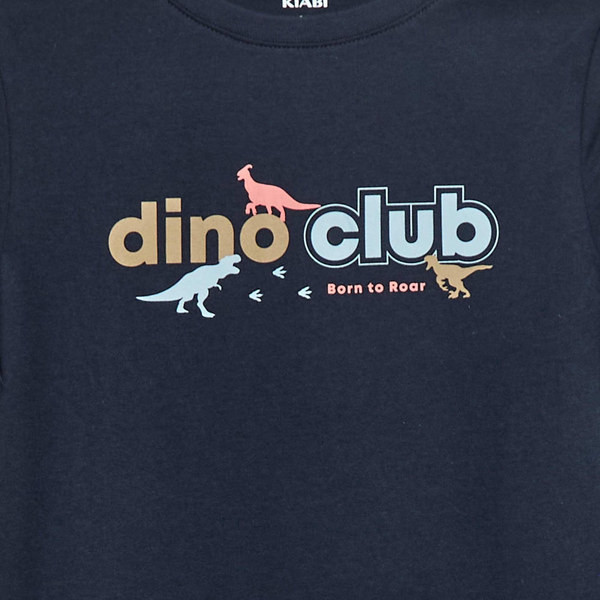T-shirt imprimé manches courtes BLEU