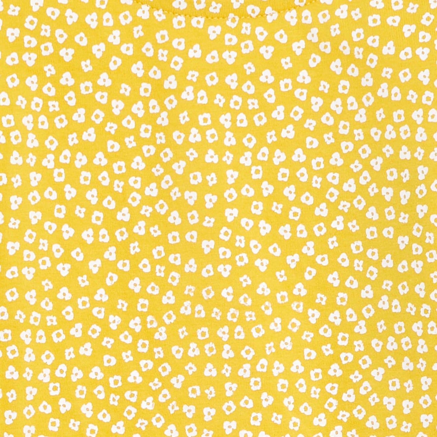 Ensemble t-shirt à manches volantées + short à motif - 2 pièces JAUNE