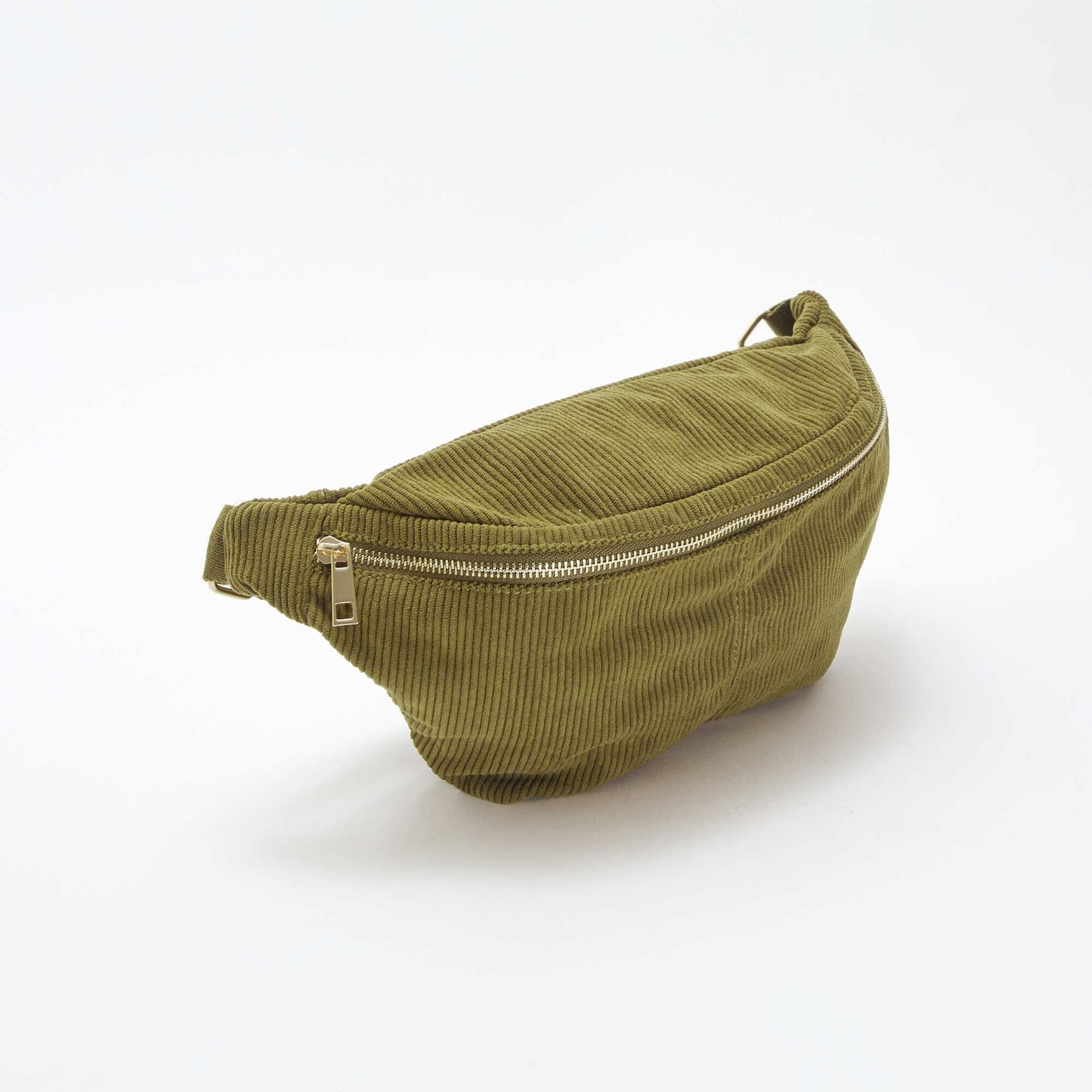 Sac banane en velours côtelé KAKI
