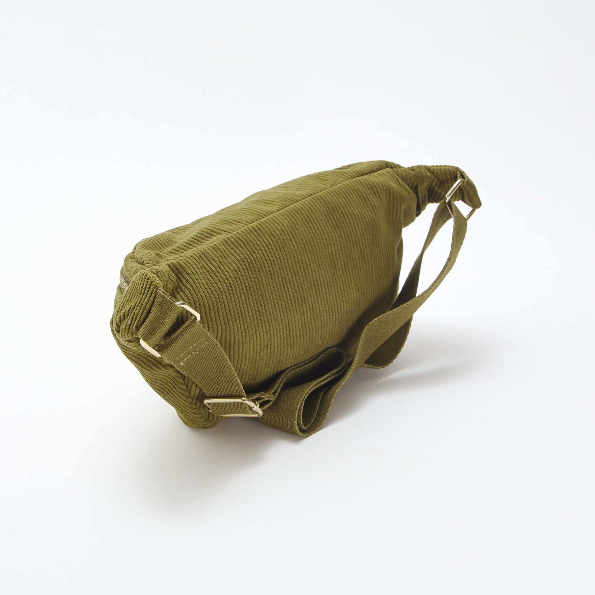 Sac banane en velours côtelé KAKI