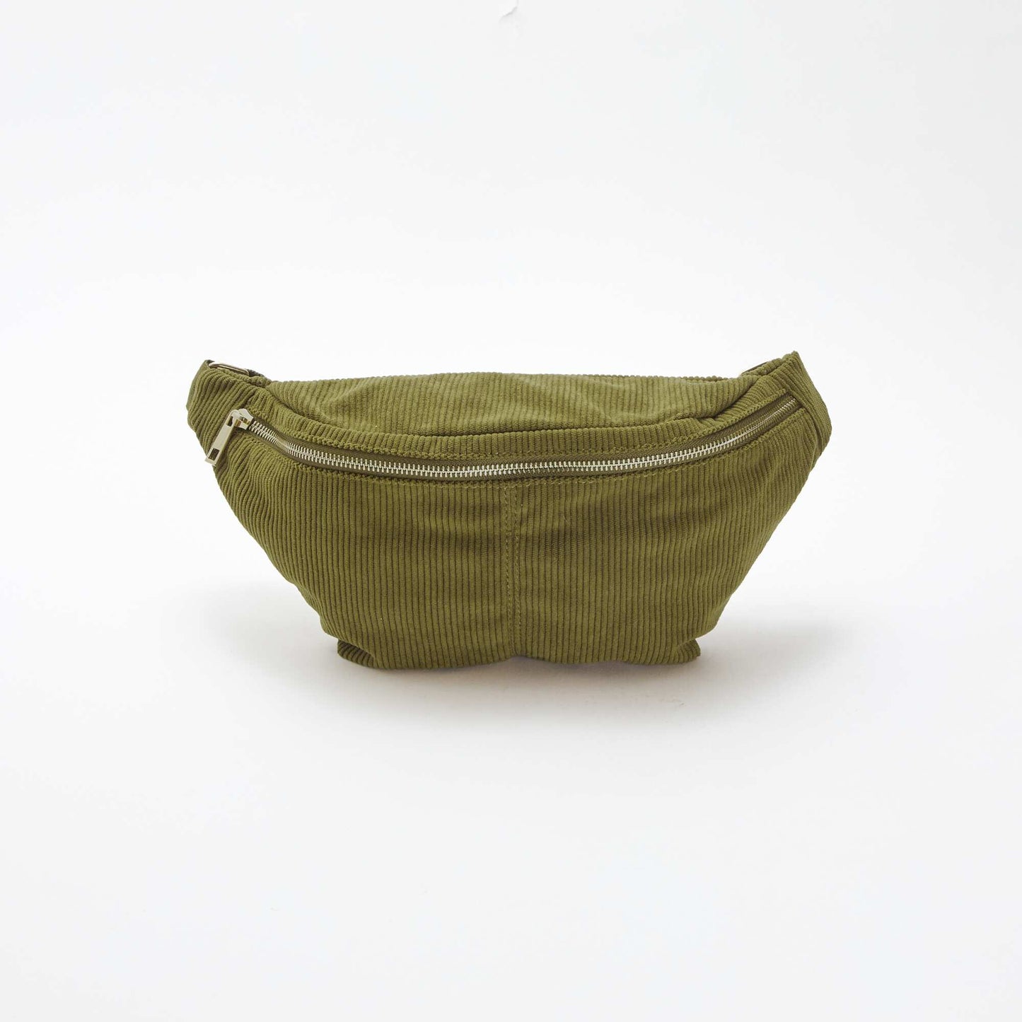Sac banane en velours côtelé KAKI