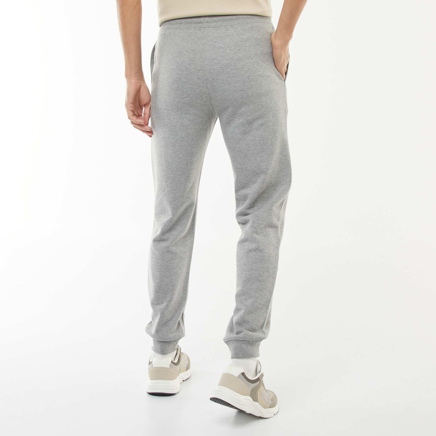 Pantalon jogging léger uni GRIS