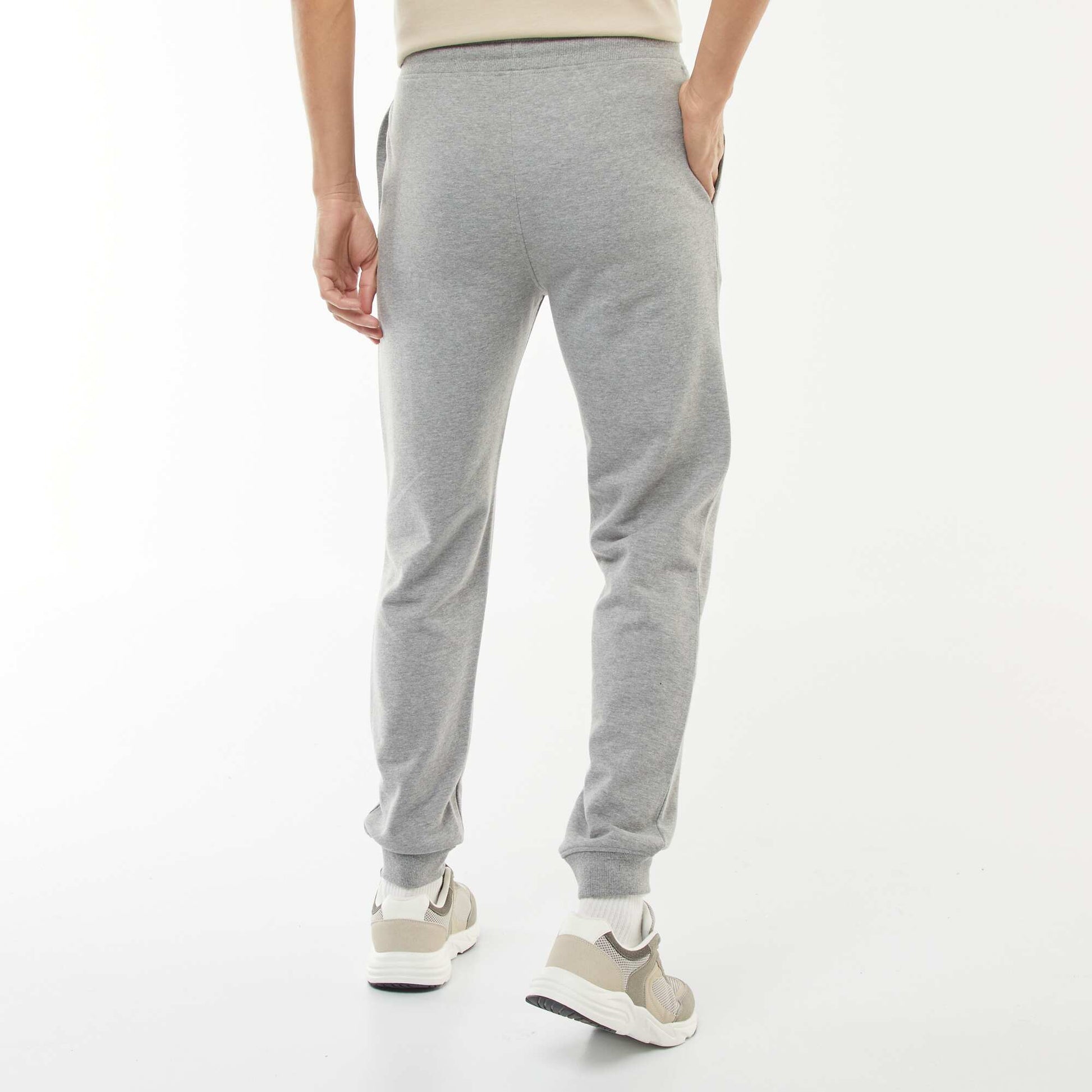 Pantalon jogging léger uni GRIS