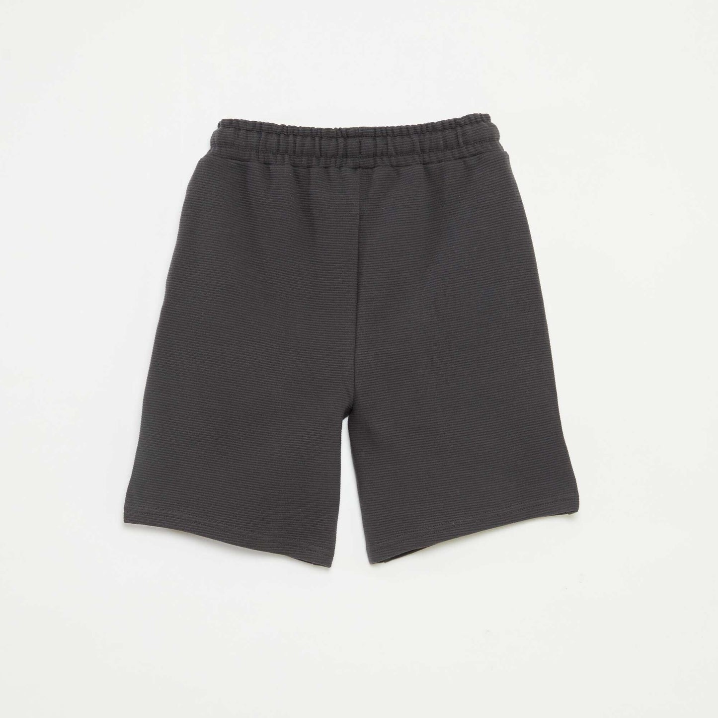 Short en maille fantaisie à 2 poches NOIR