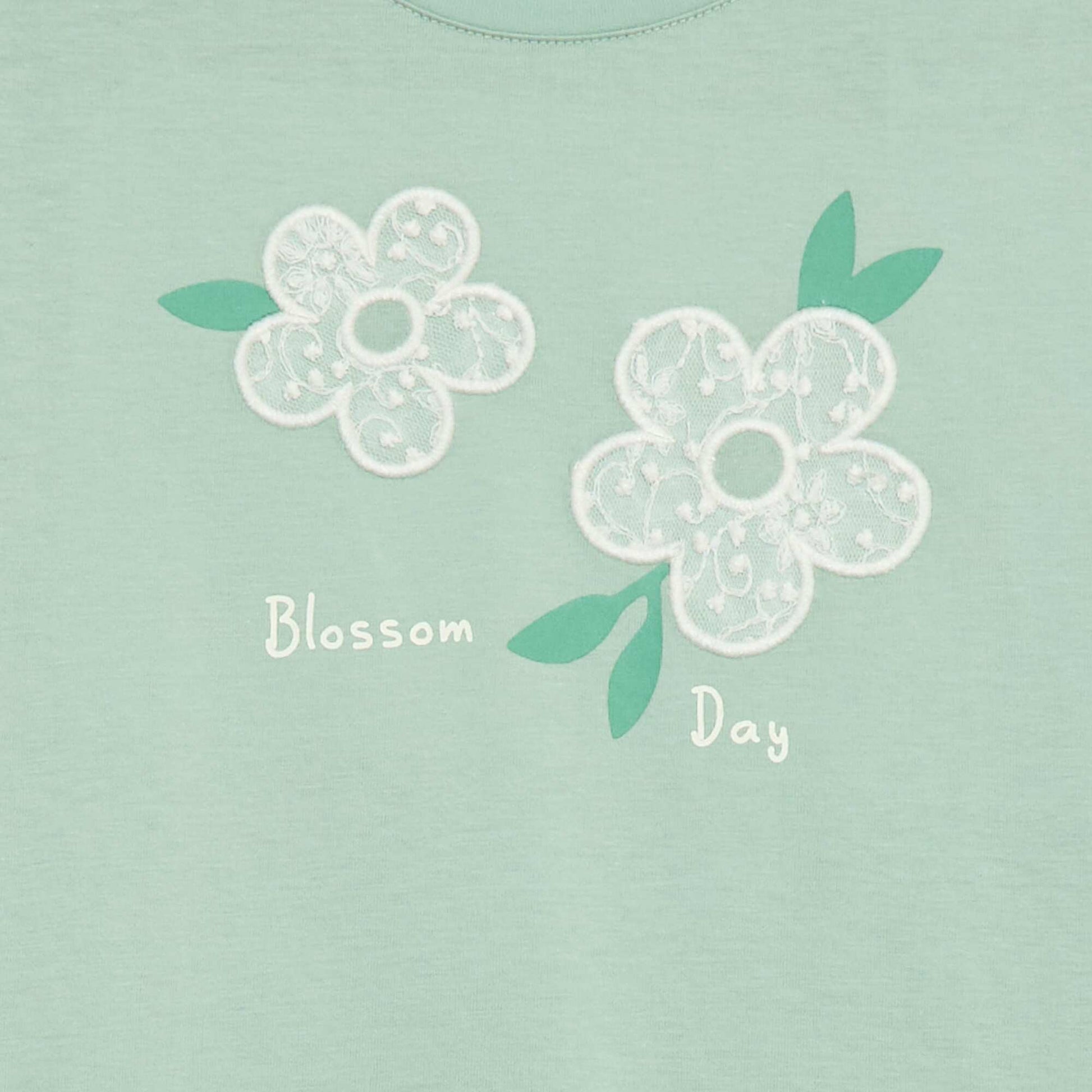T-shirt manches longues avec sequins BLEU