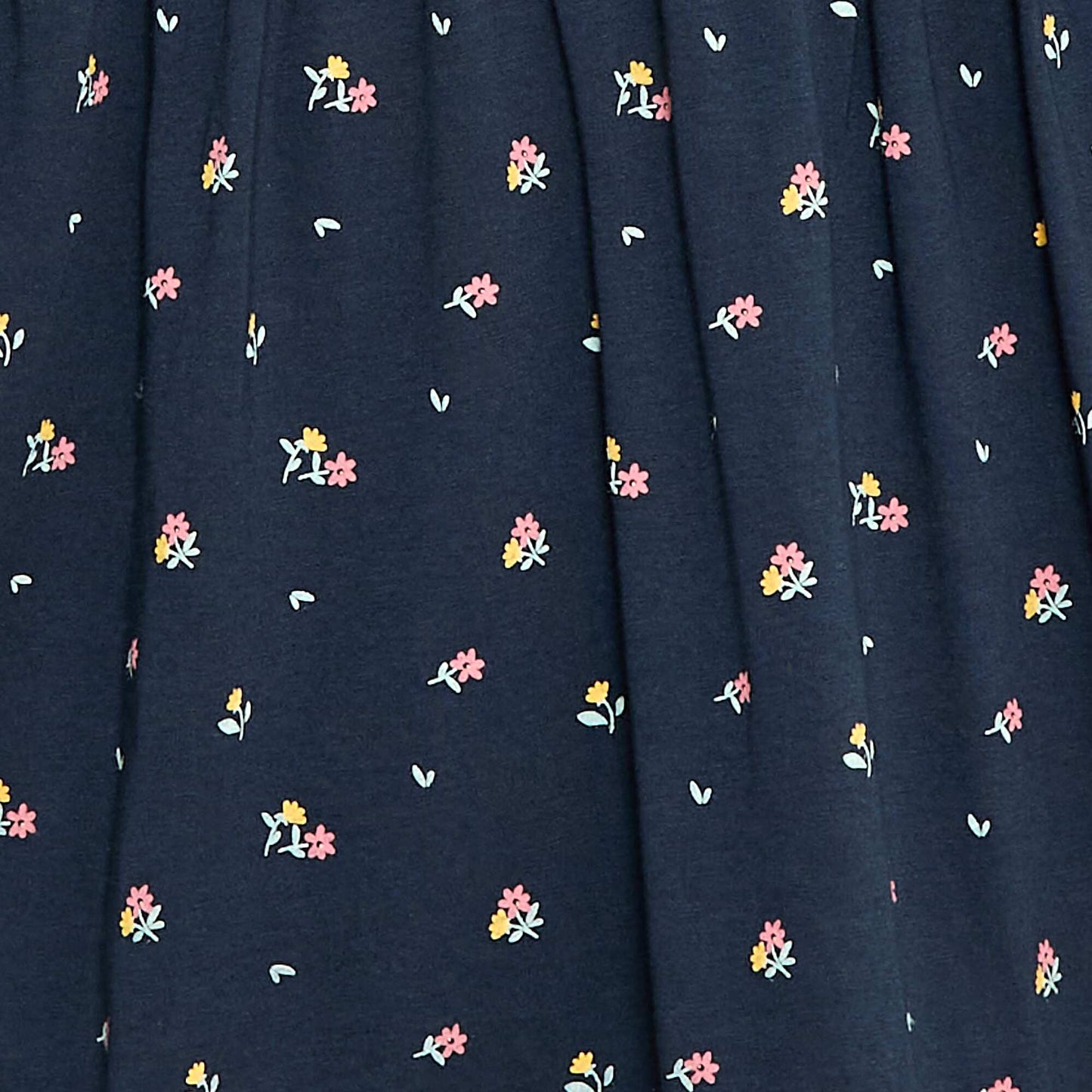 Robe en coton à motif BLEU