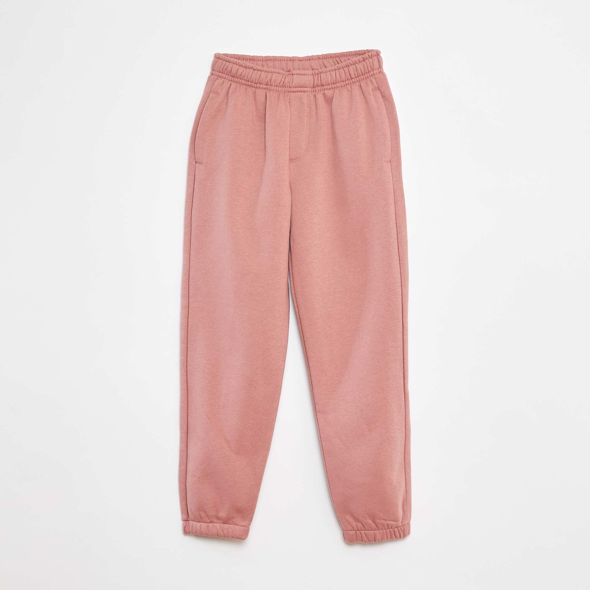 Lot 2 pantalons joggings en molleton ROSE