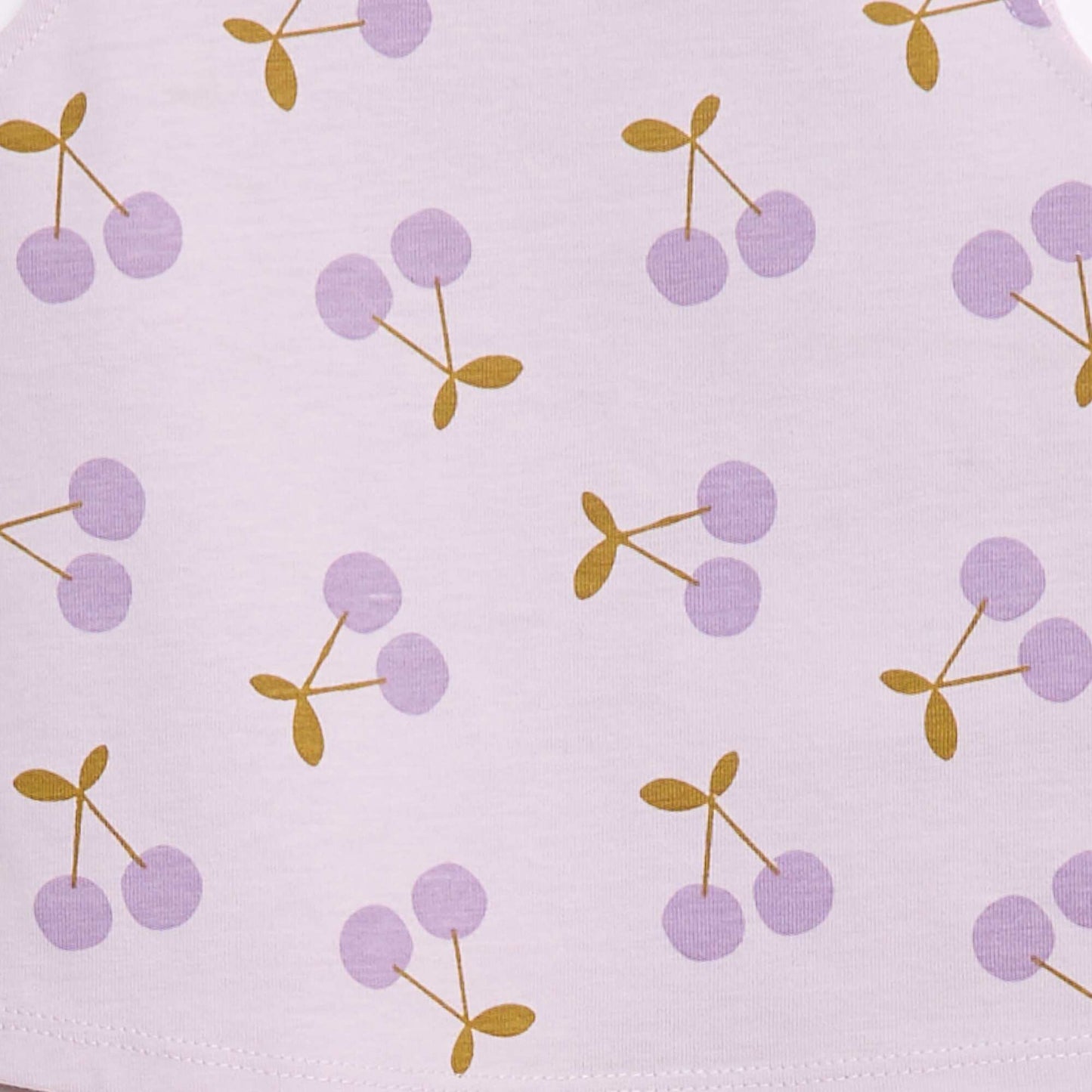 T-shirt à motif avec emmanchures volantées VIOLET