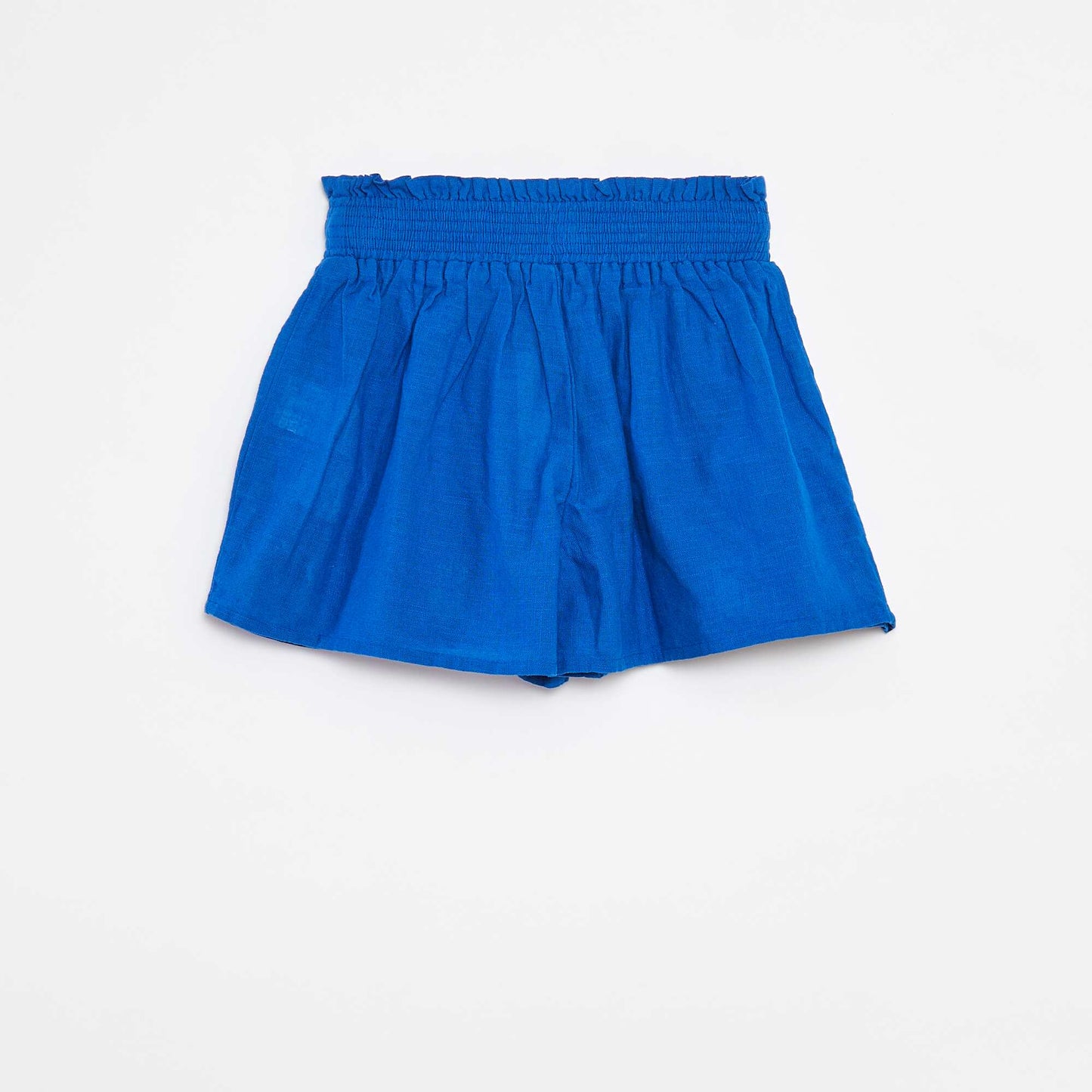 Short avec broderies anglaises BLEU