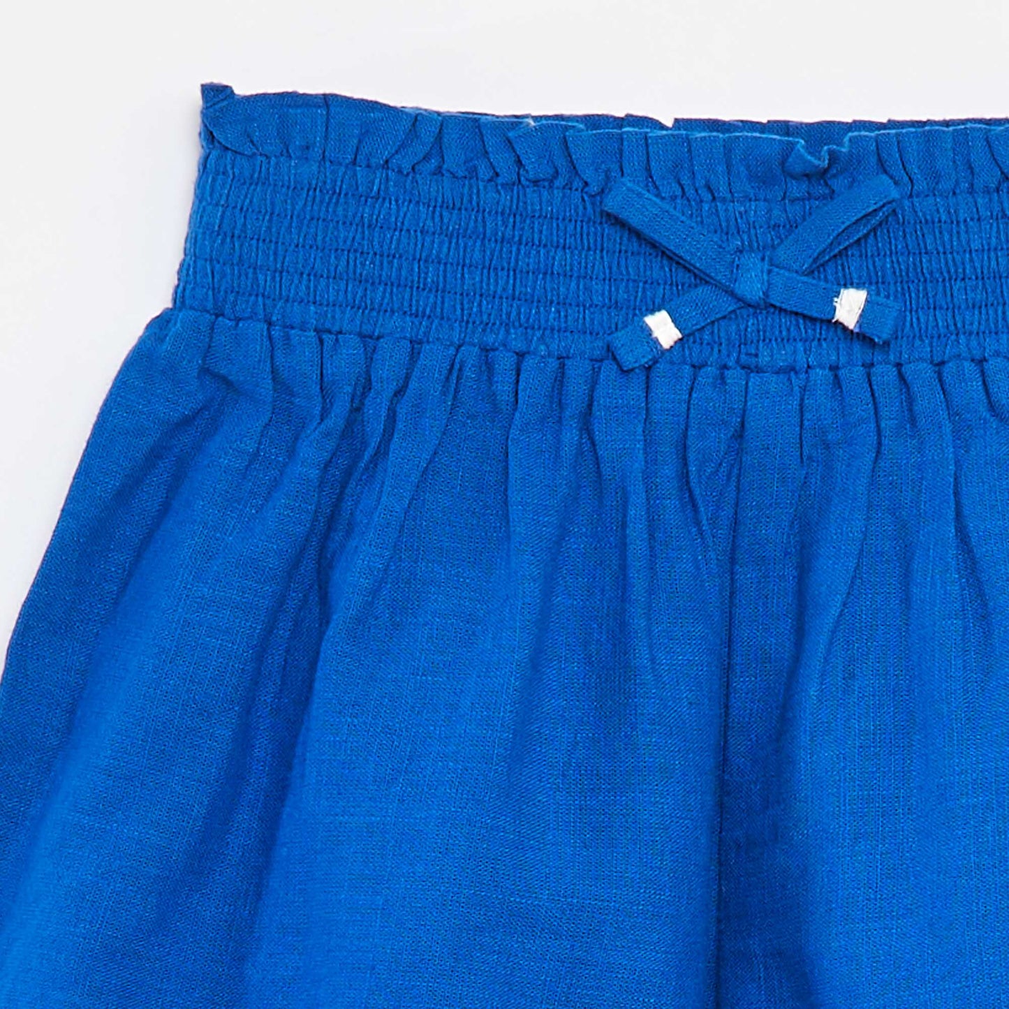 Short avec broderies anglaises BLEU