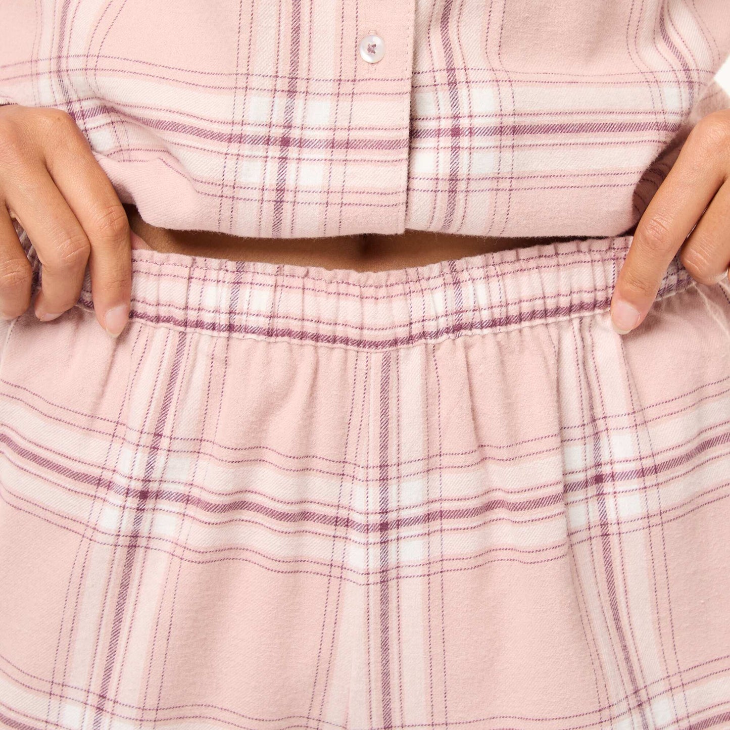 Pyjama long 2 pièces chemisier + pantalon - 2 pièces ROSE